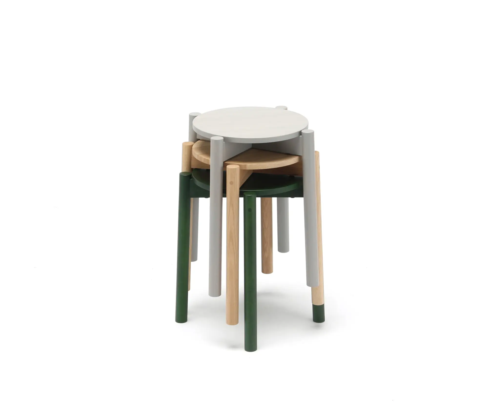 Karimoku New Standard - Castor Stool Plus