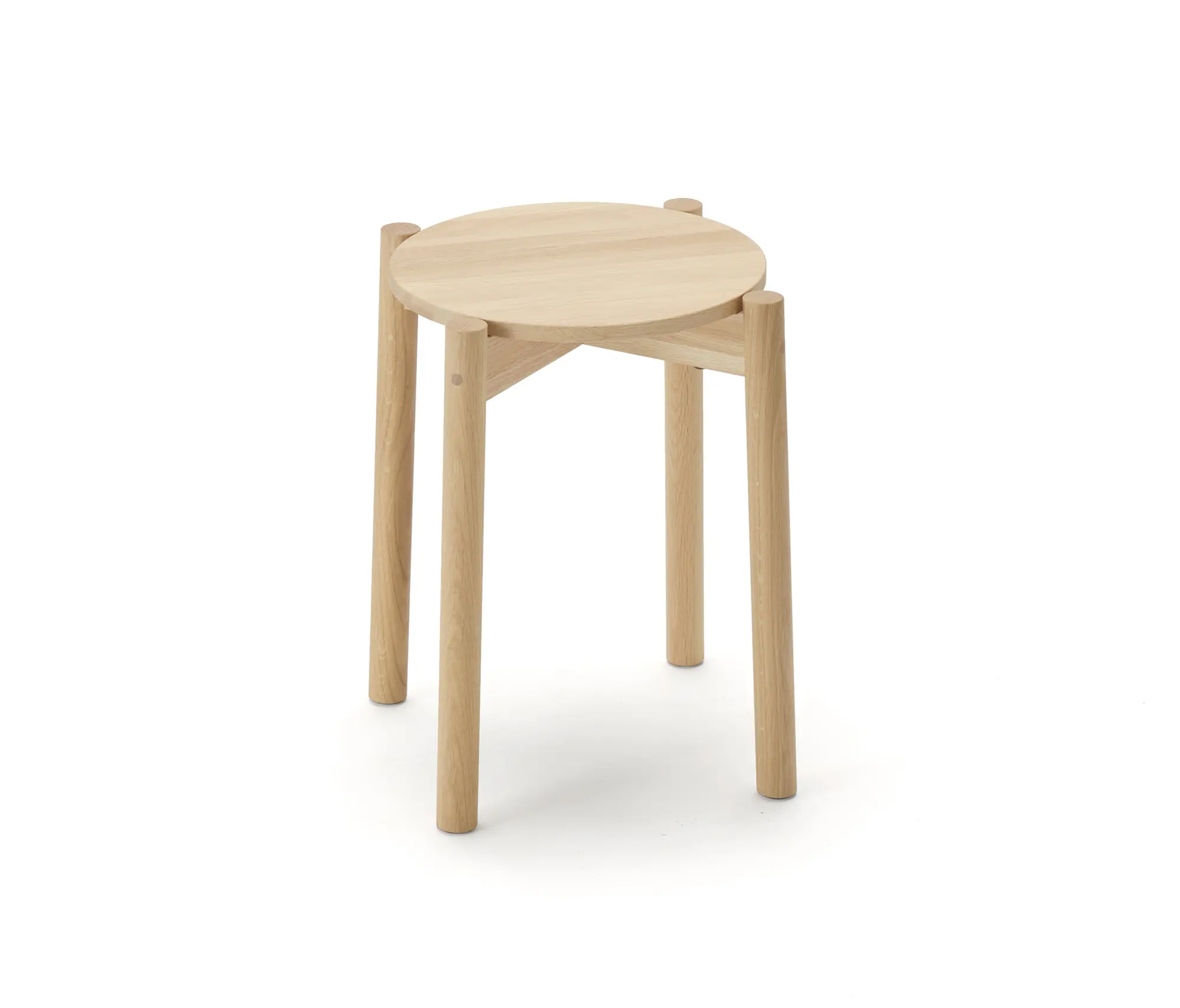 Karimoku New Standard - Castor Stool Plus