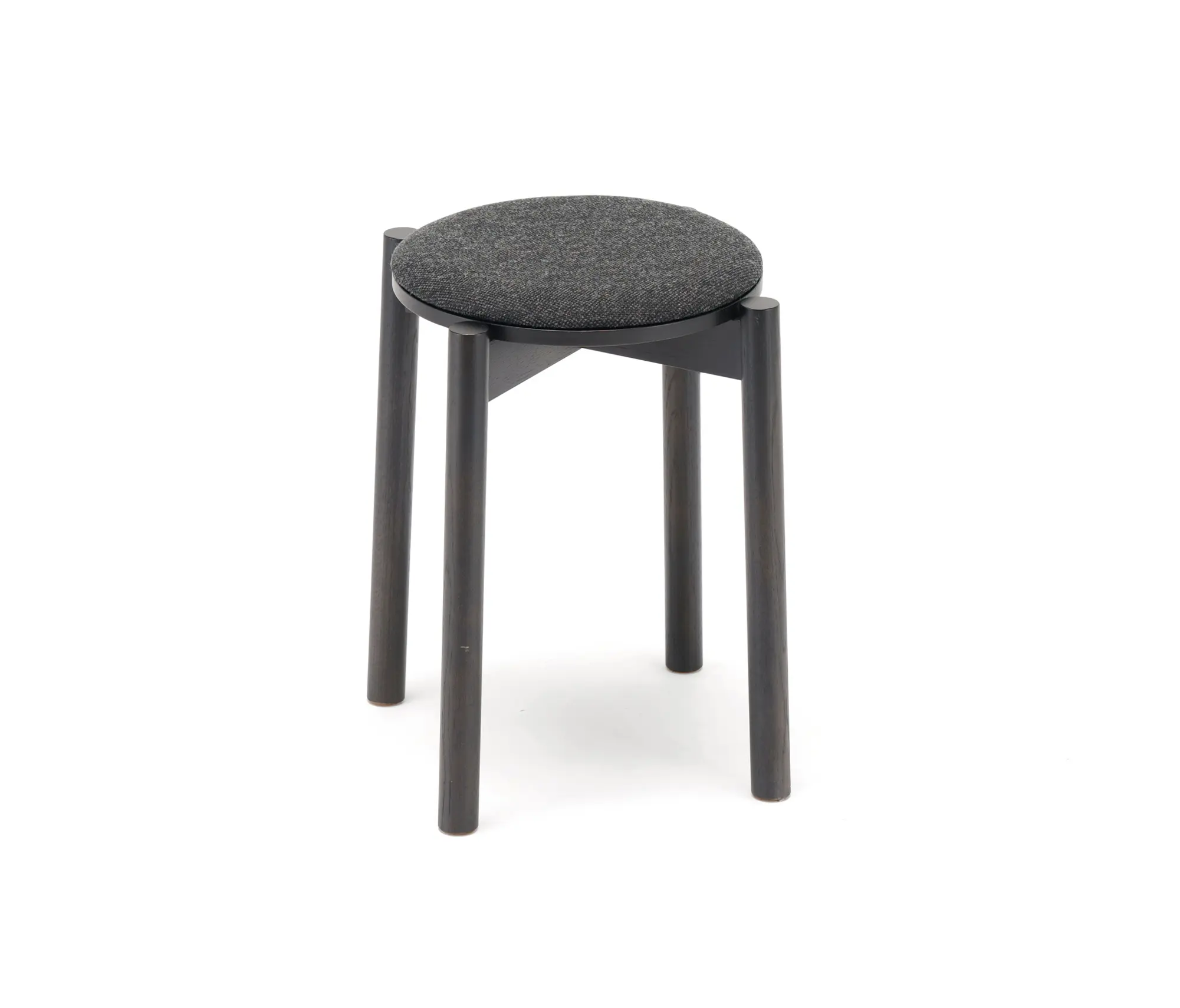 Karimoku New Standard - Castor Stool Plus Pad
