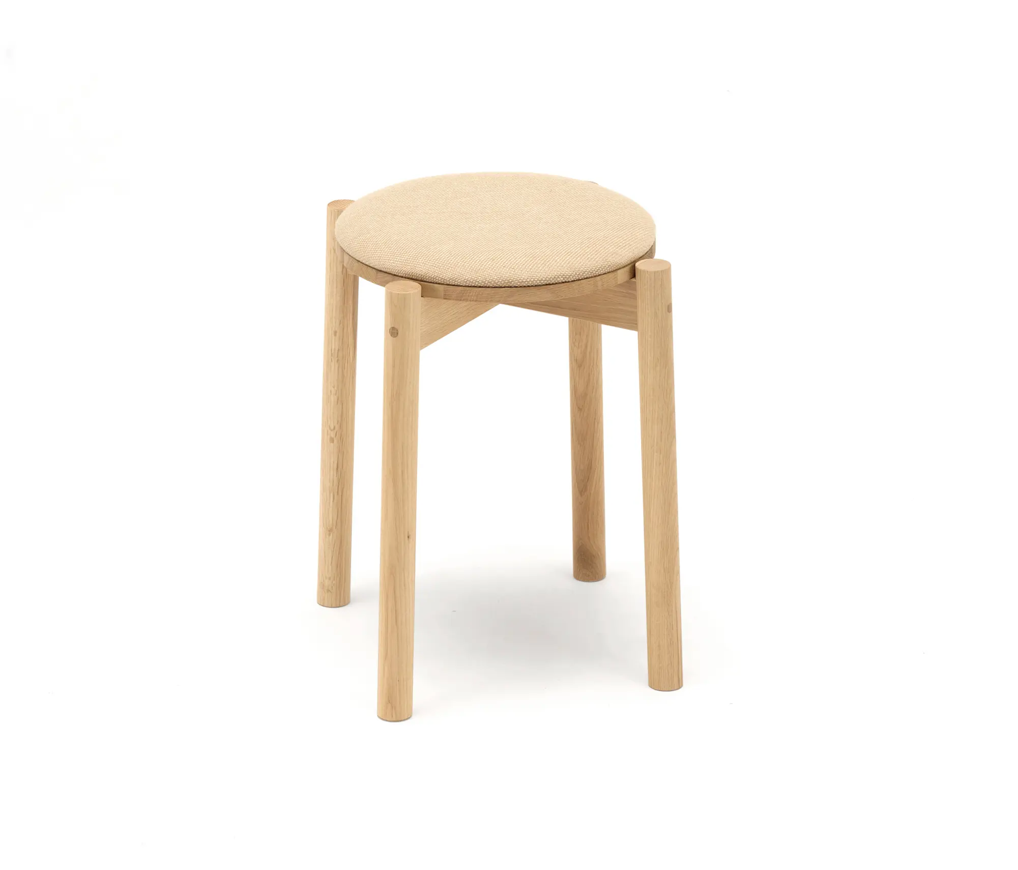Karimoku New Standard - Castor Stool Plus Pad