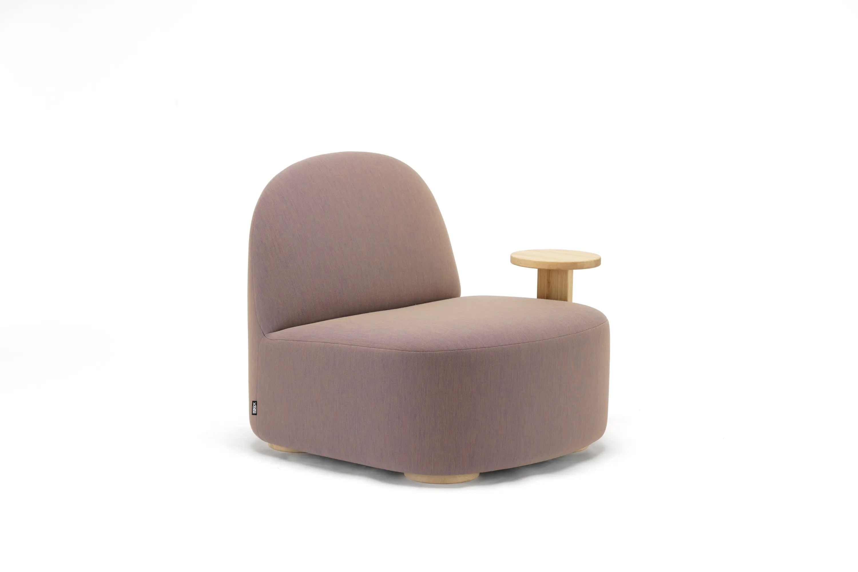 Karimoku New Standard - Polar Lounge Chair L with Side Table Left