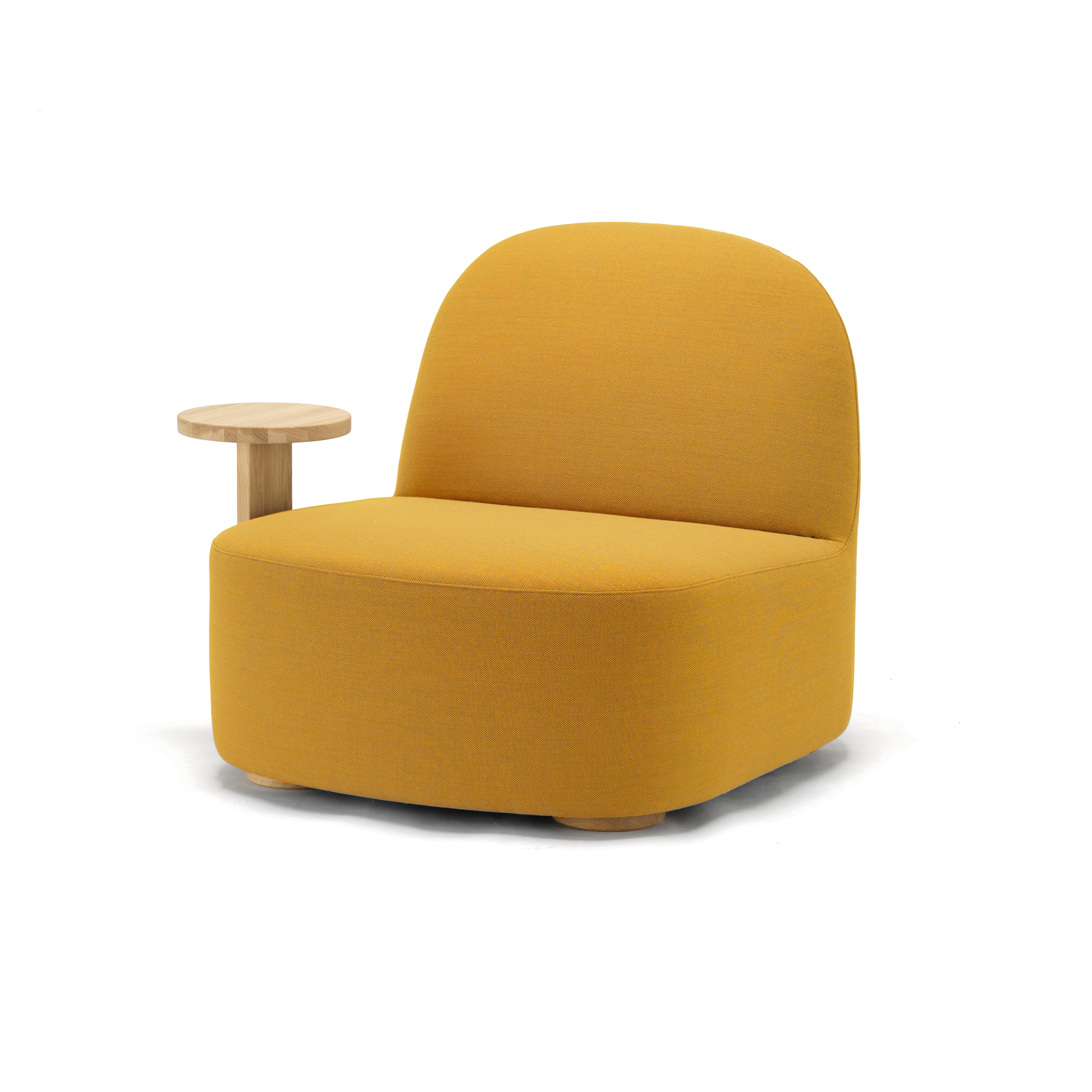 Afficher le produit Polar Lounge Chair L with Side Table Right du fabricant Karimoku New Standard
