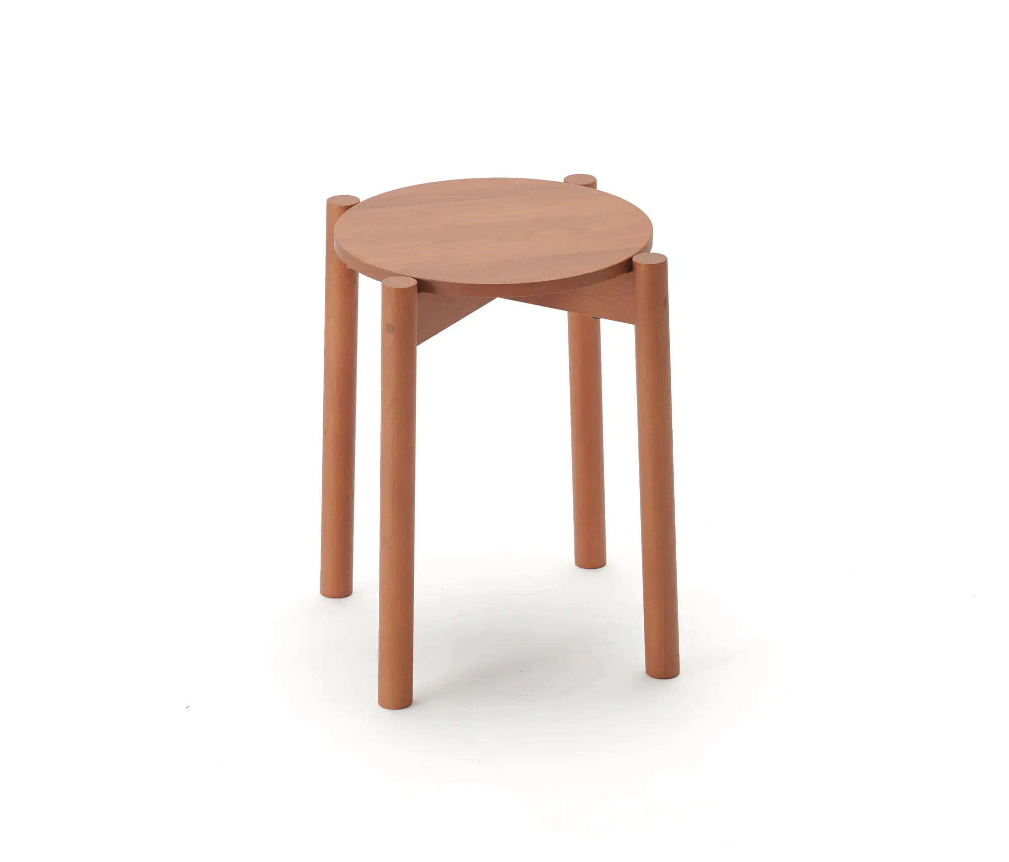 Karimoku New Standard - Castor Stool Plus