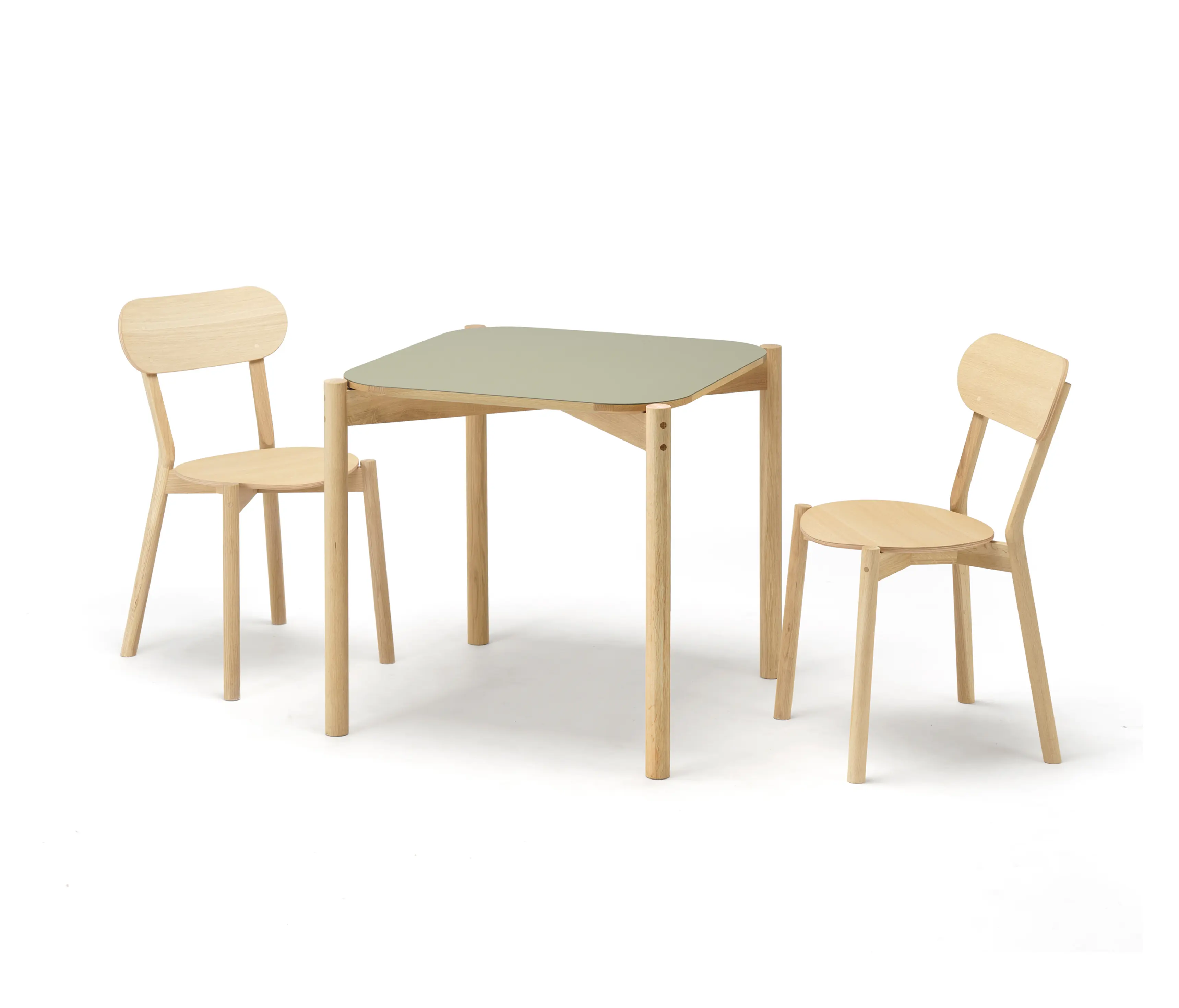 Karimoku New Standard - Castor Table Linoleum 75