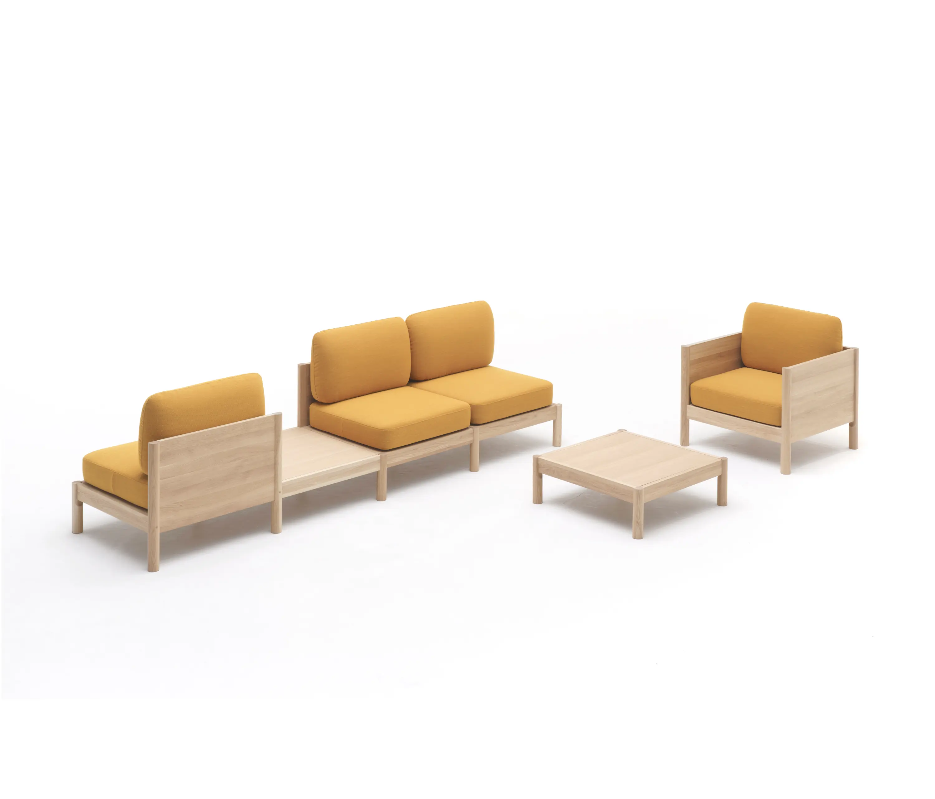 Karimoku New Standard - Castor Lobby Sofa 1-Seater