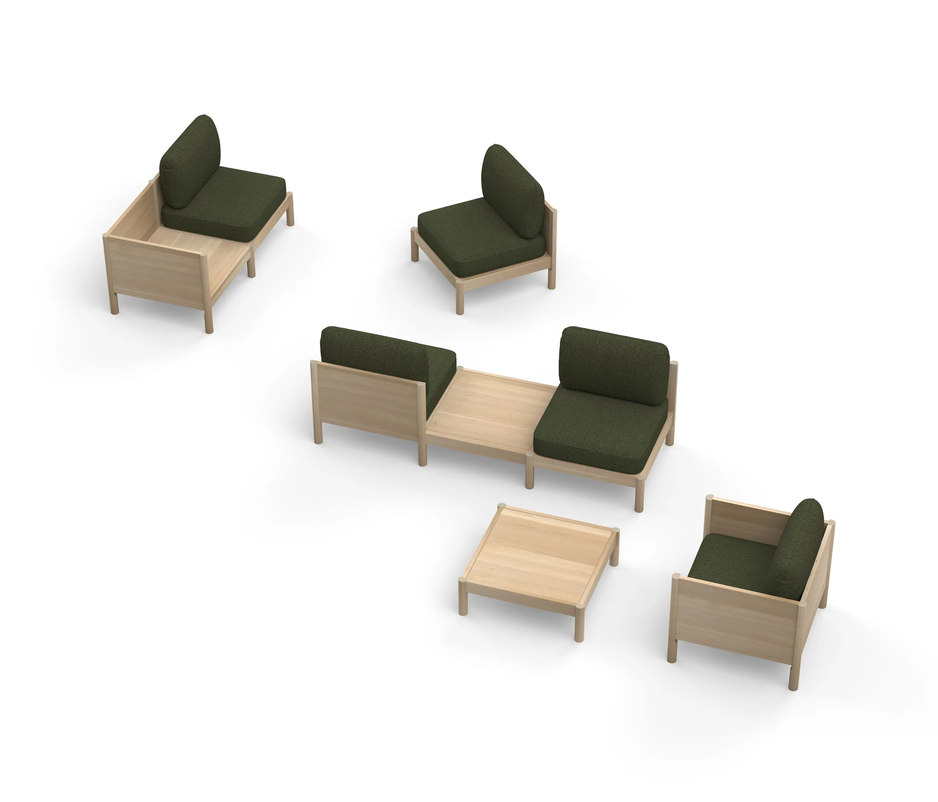 Karimoku New Standard - Castor Lobby Sofa System
