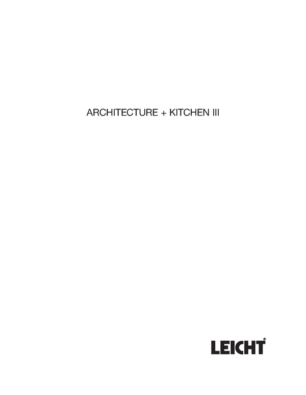 Preview image for the file Leicht Küchen Architecture Kitchen 2016