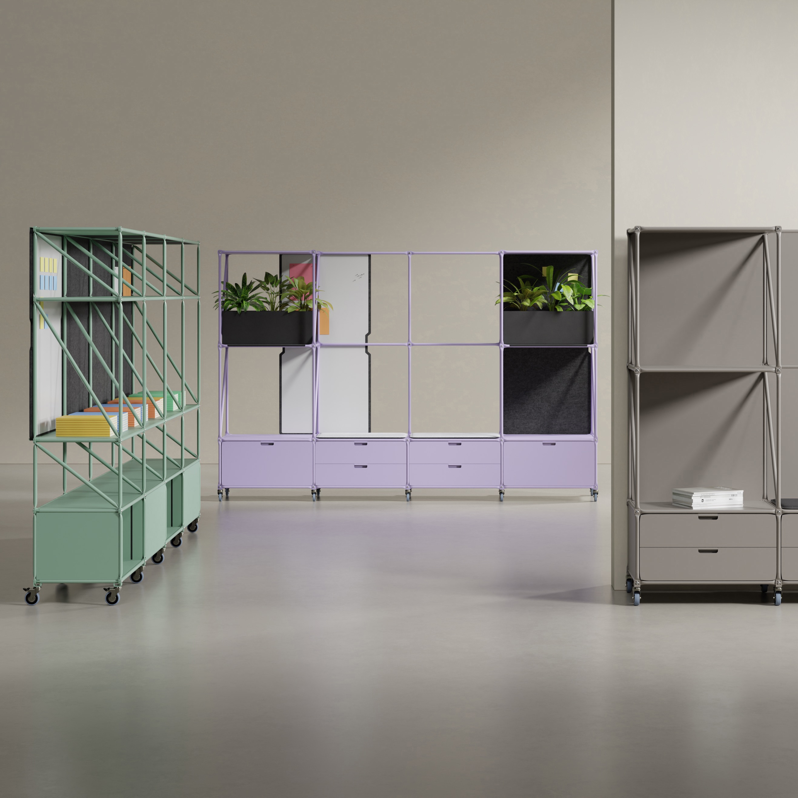 COLOURFUL STRUCTURES