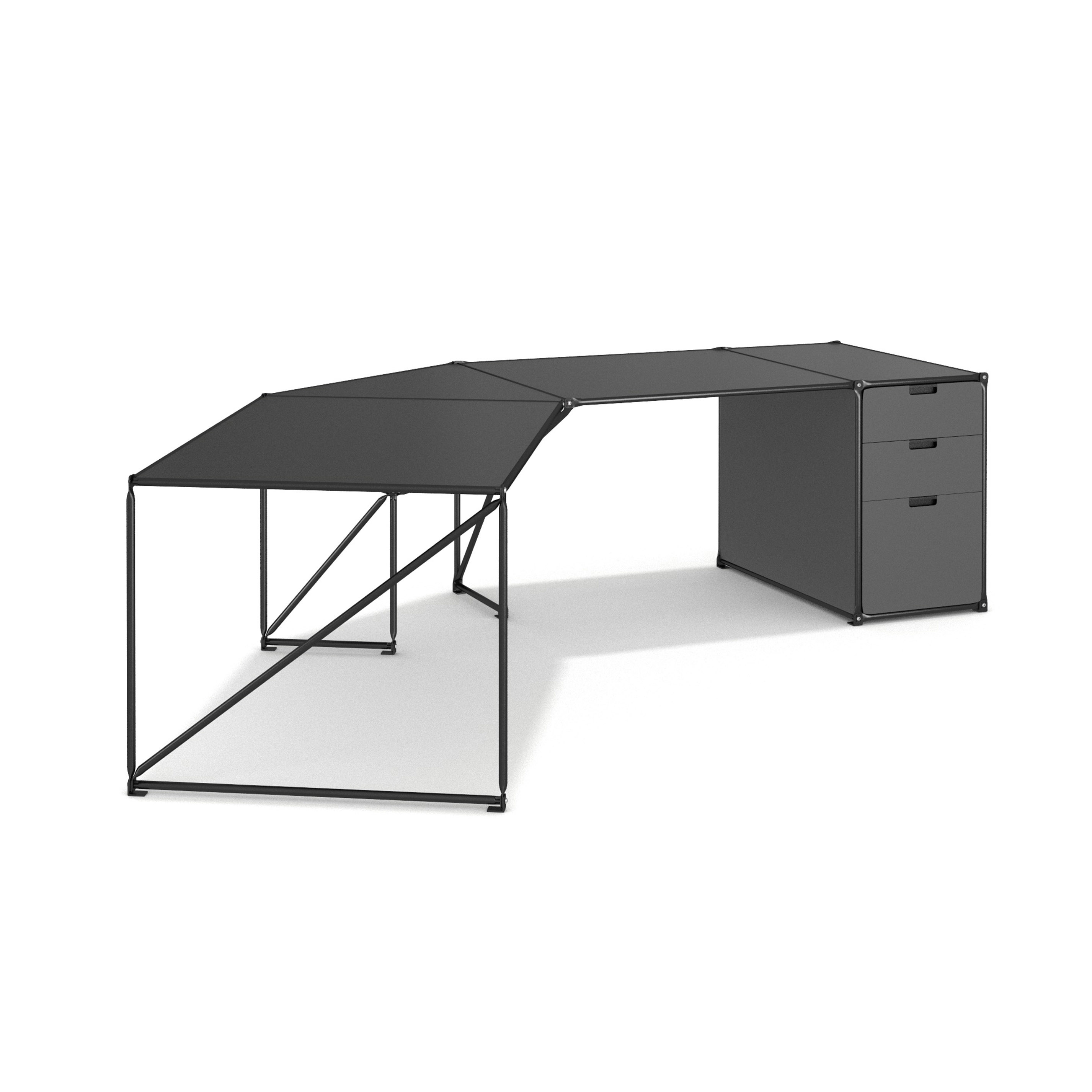 Display product 45° Corner Desk #58120 from manufacturer System 180