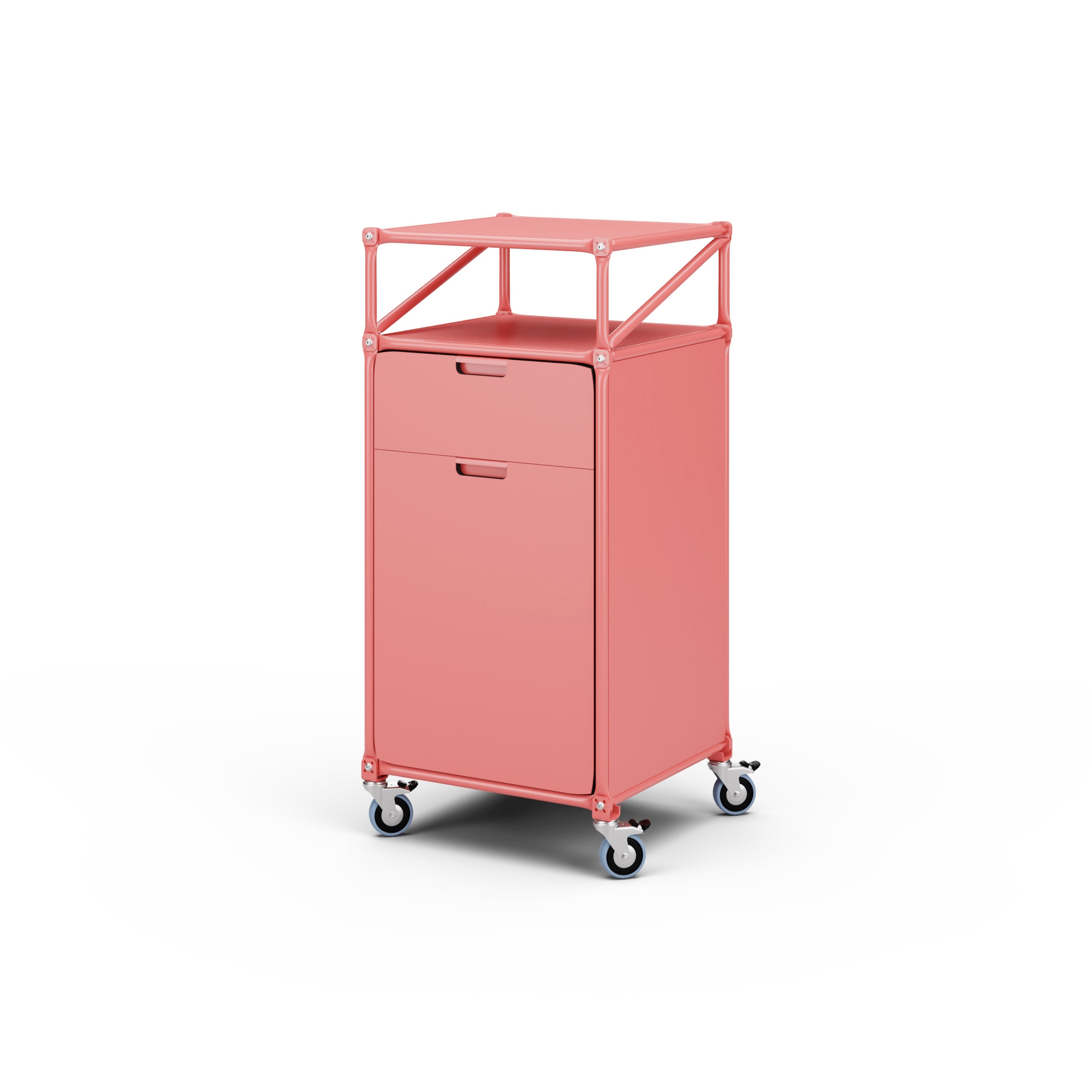 Display product Caddy mobile pedestal coral from manufacturer System 180