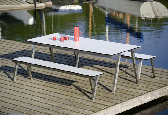 Hans Hansen & The Hansen Family - Concept 47 Bench & Table | H 841 & H 840 VA