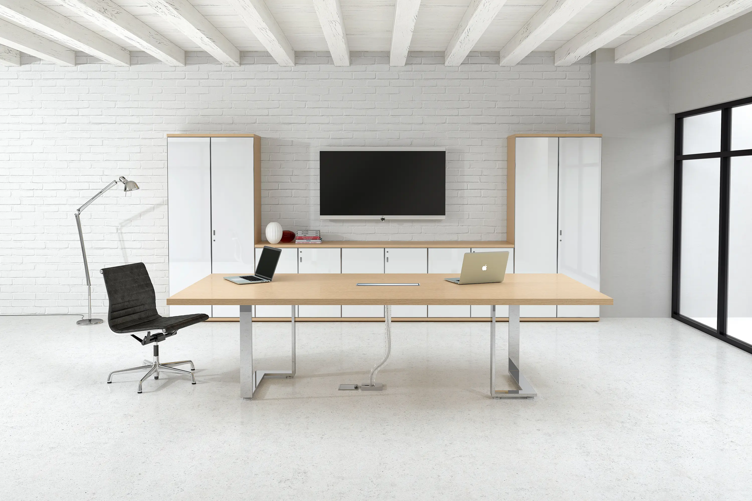 ALEA - Archimede rectangulare meeting table