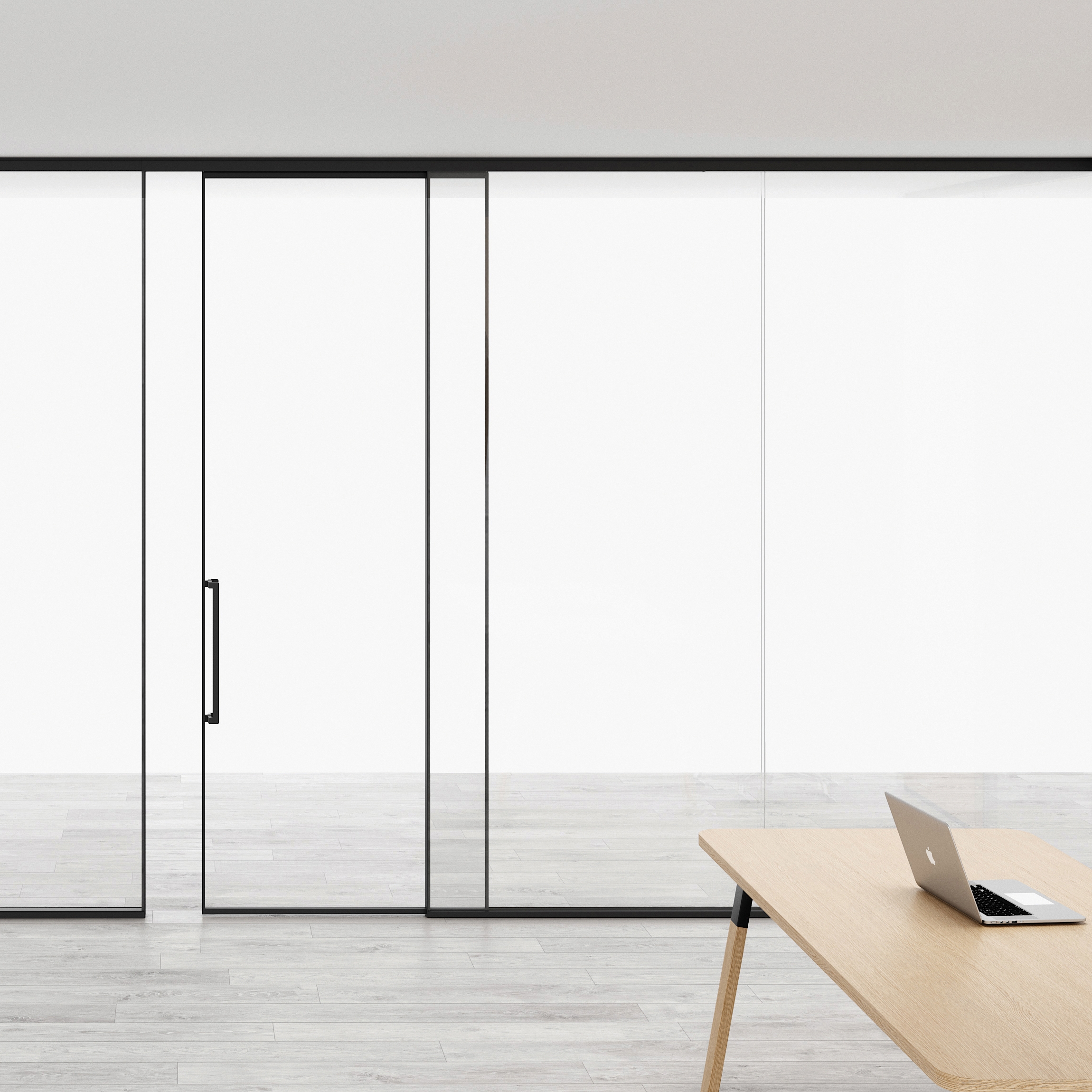 Produkt A65 Glass wall partition with sliding door des Herstellers ALEA anzeigen
