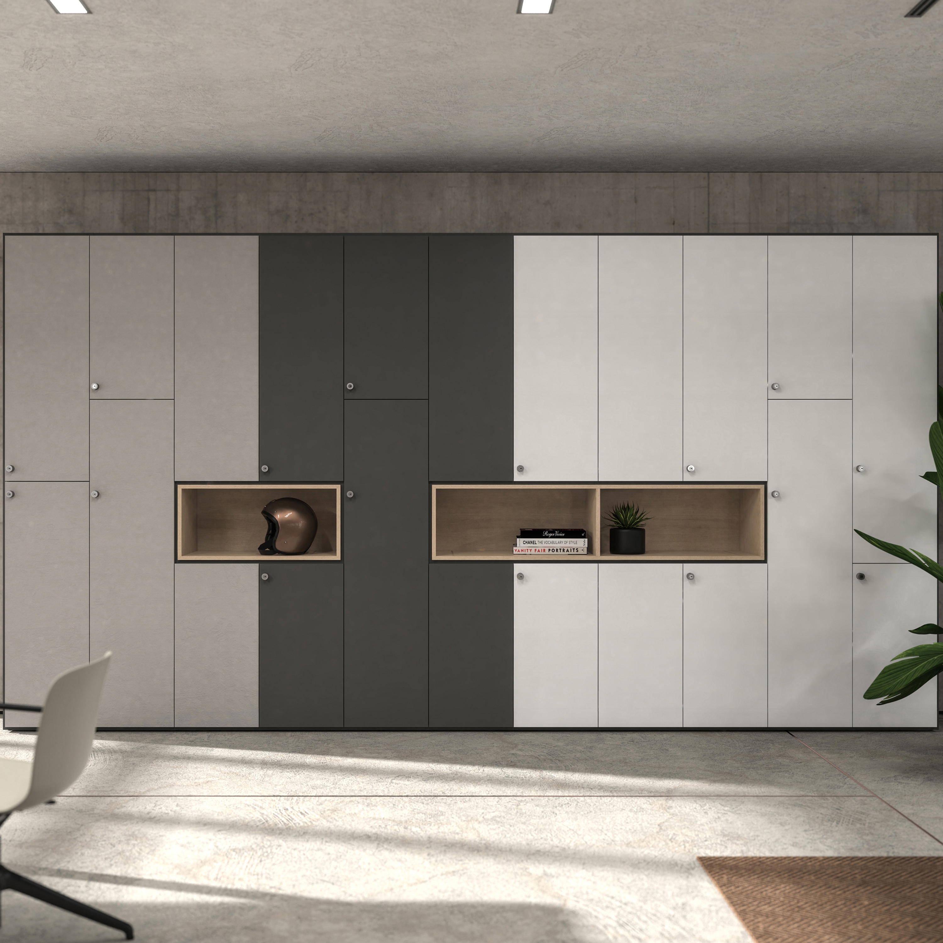 Produkt Quattro wall storage with display nieches des Herstellers ALEA anzeigen