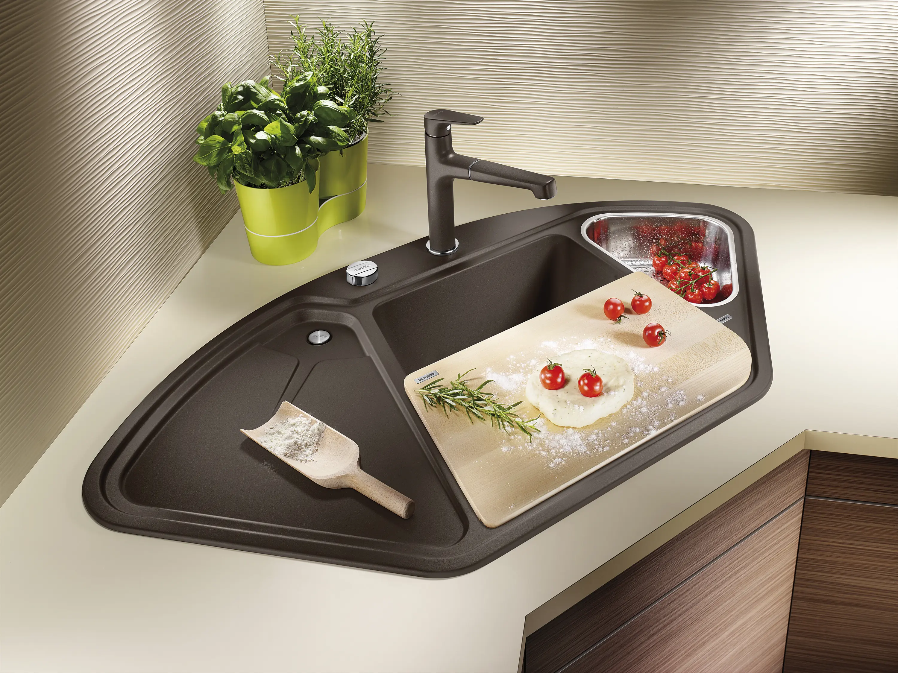 Blanco - BLANCODELTA II | SILGRANIT Champagne