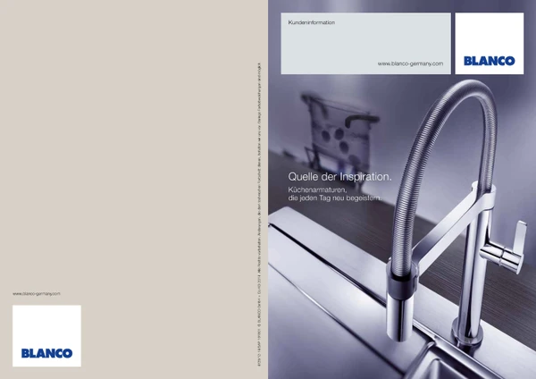 Preview image for the file BLANCO Armaturenbroschure