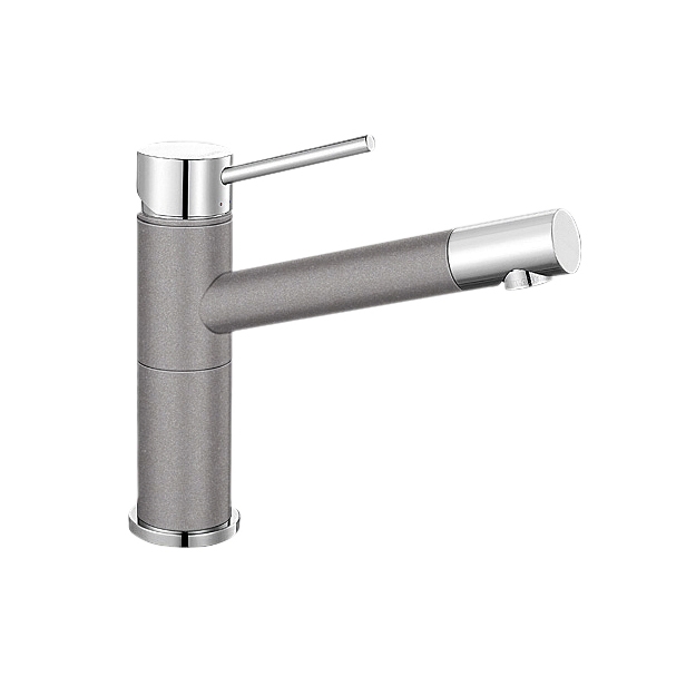 BLANCO ALTA Compact | SILGRANIT Alumetal Chrom