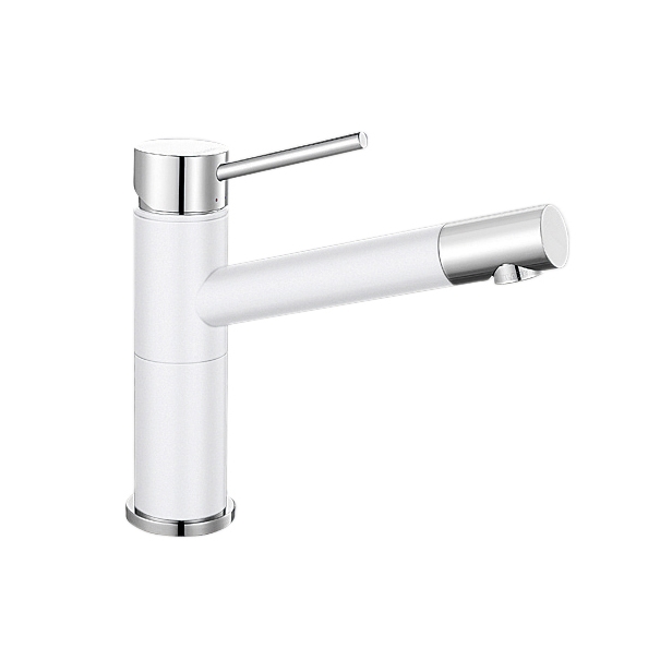 BLANCO ALTA Compact | SILGRANIT Weiss Chrom