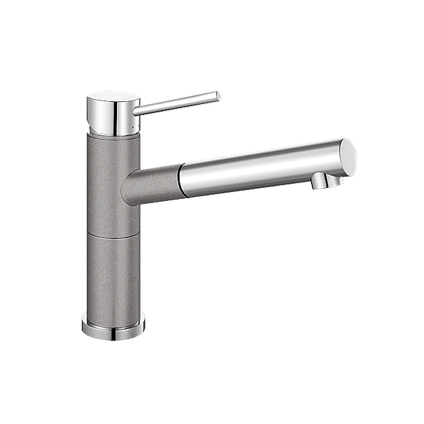 BLANCO ALTA-S Compact | SILGRANIT Alu Metallic Chrom