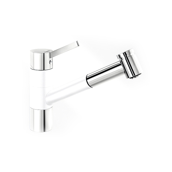 BLANCO TIVO-S | SILGRANIT Weiss Chrom