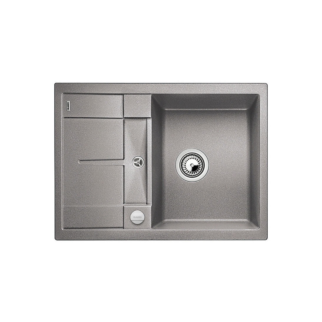 BLANCO METRA 45 S Compact | SILGRANIT Alu Metallic