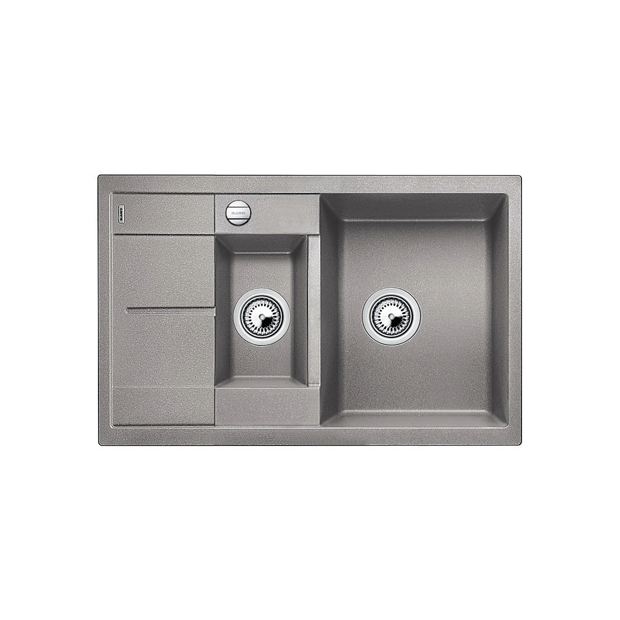 BLANCO METRA 6 S Compact | SILGRANIT Alu Metallic