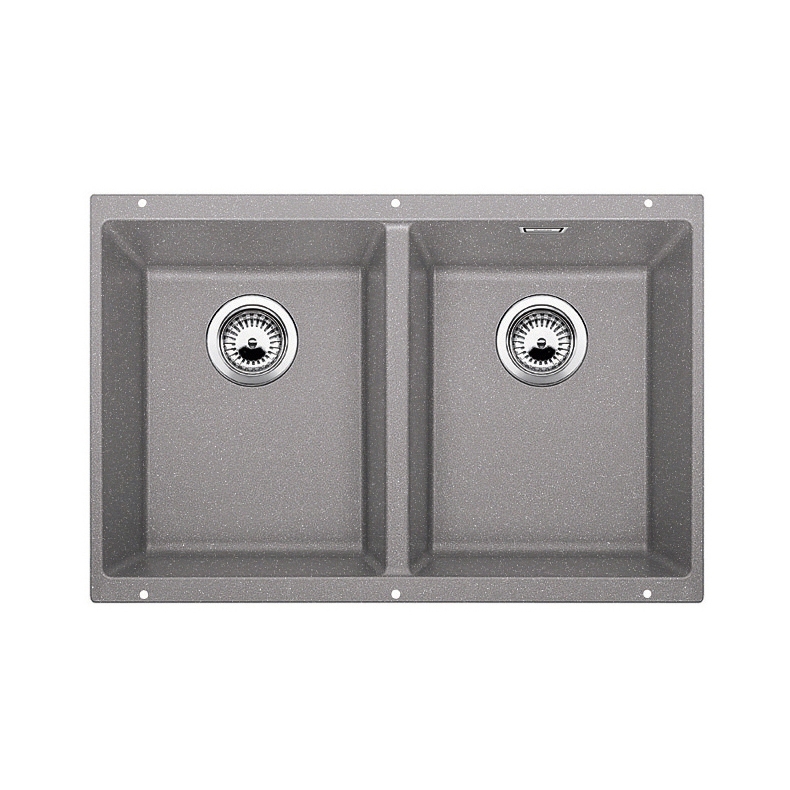 BLANCO SUBLINE 350/350-U | SILGRANIT Alu Metallic
