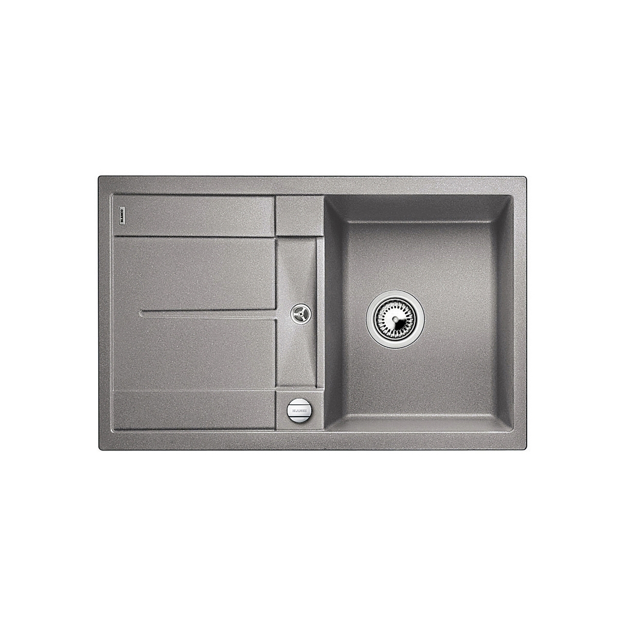 BLANCO METRA 45 S-F | SILGRANIT Alu Metallic