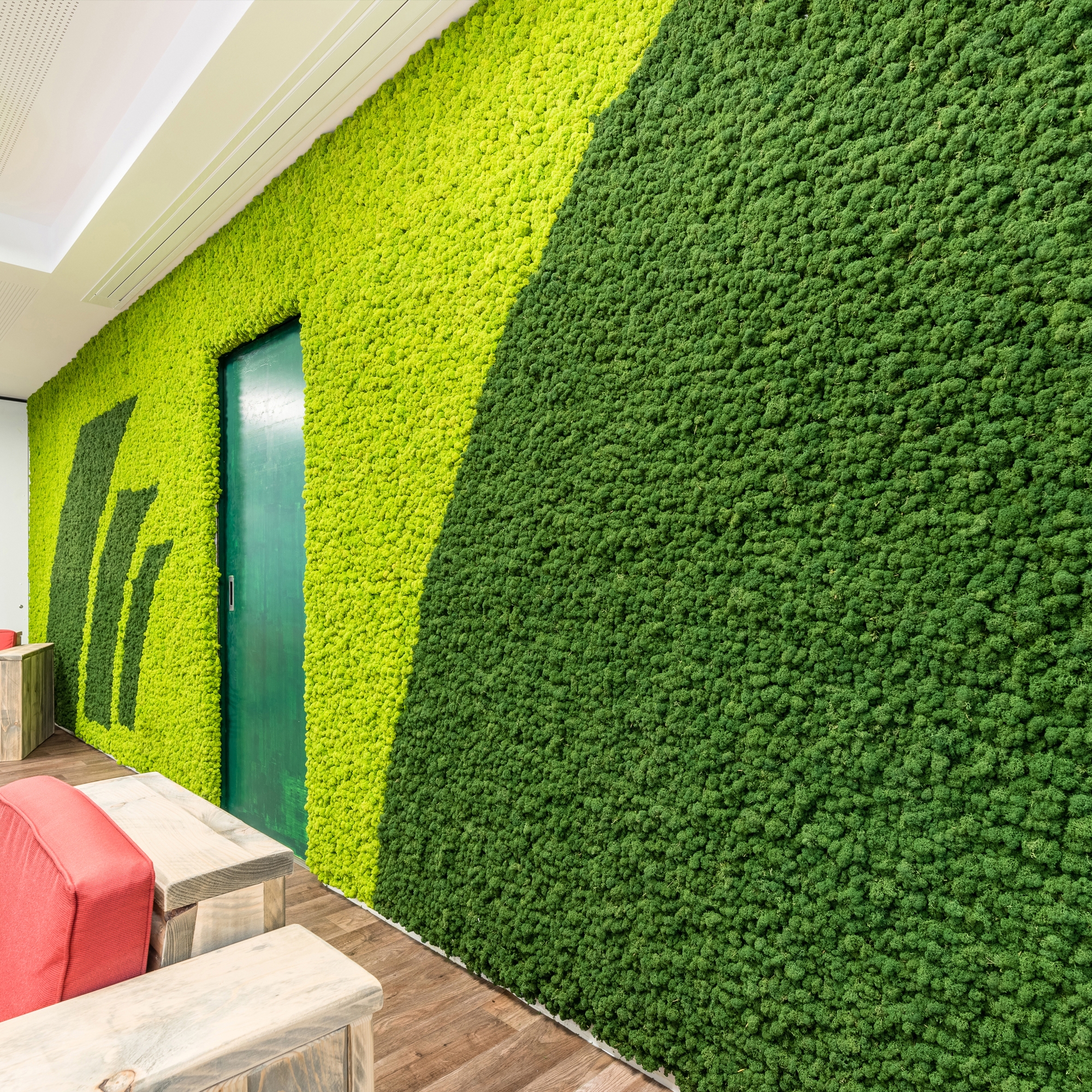 Display product Evergreen Premium Moss color combinations from manufacturer Freund