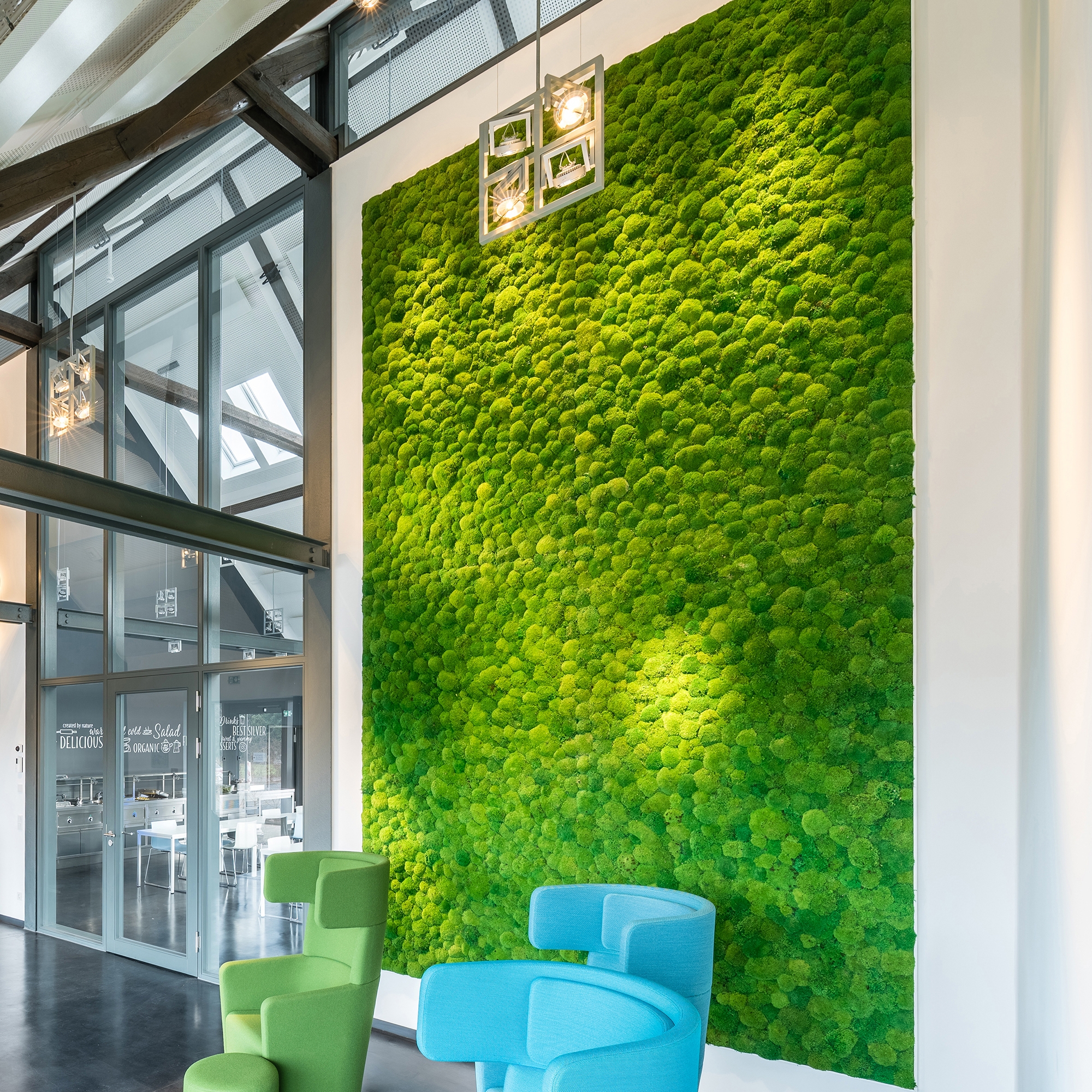 Display product Greenhill Moss walls from manufacturer Freund