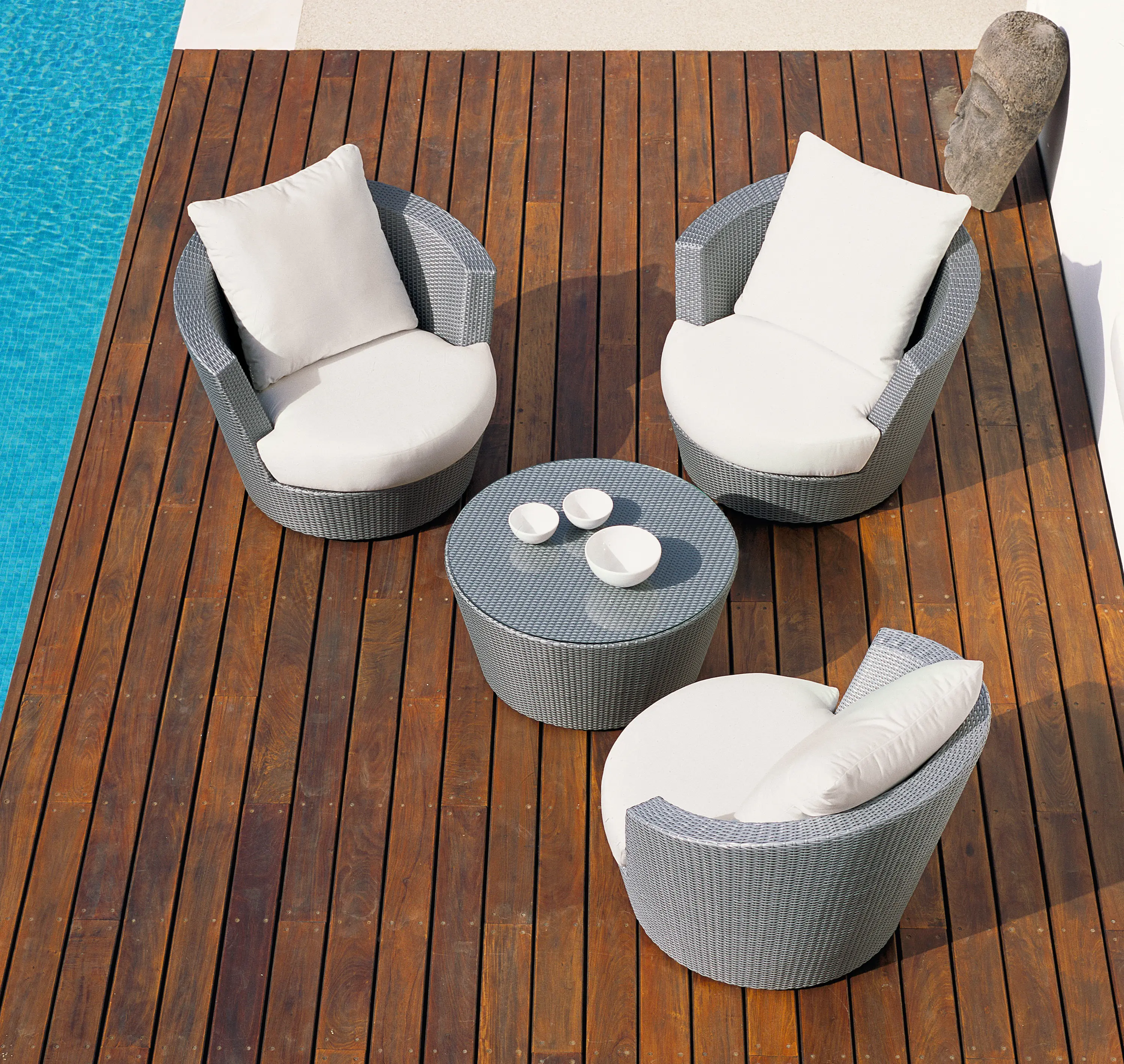 Rausch Classics - Eden Roc Combination with lounge chair | ottoman & a side table