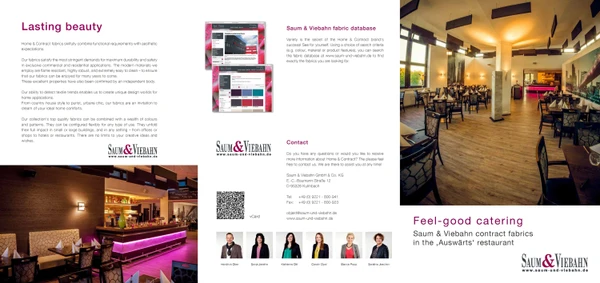 Preview image for the file Home & Contract Restaurant References