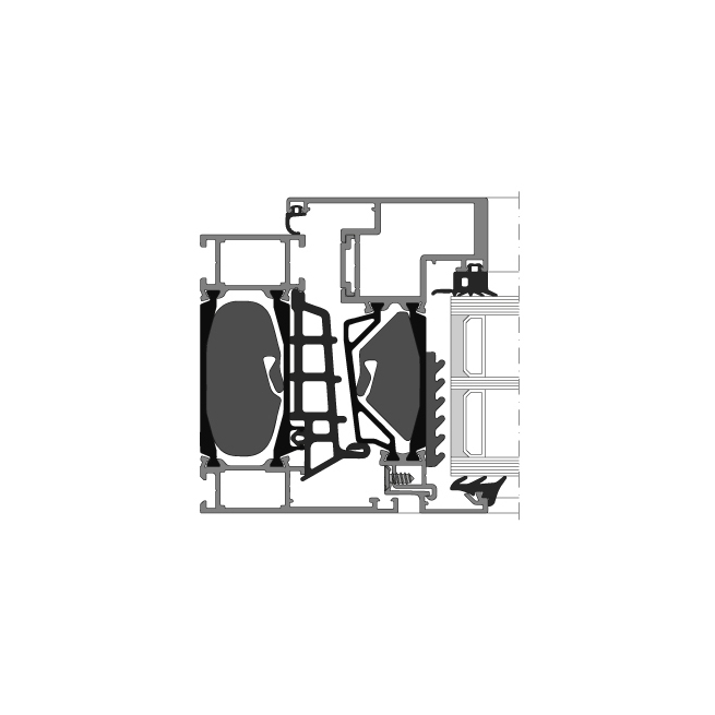 Display product FRAME+ 90 SF from manufacturer Raico