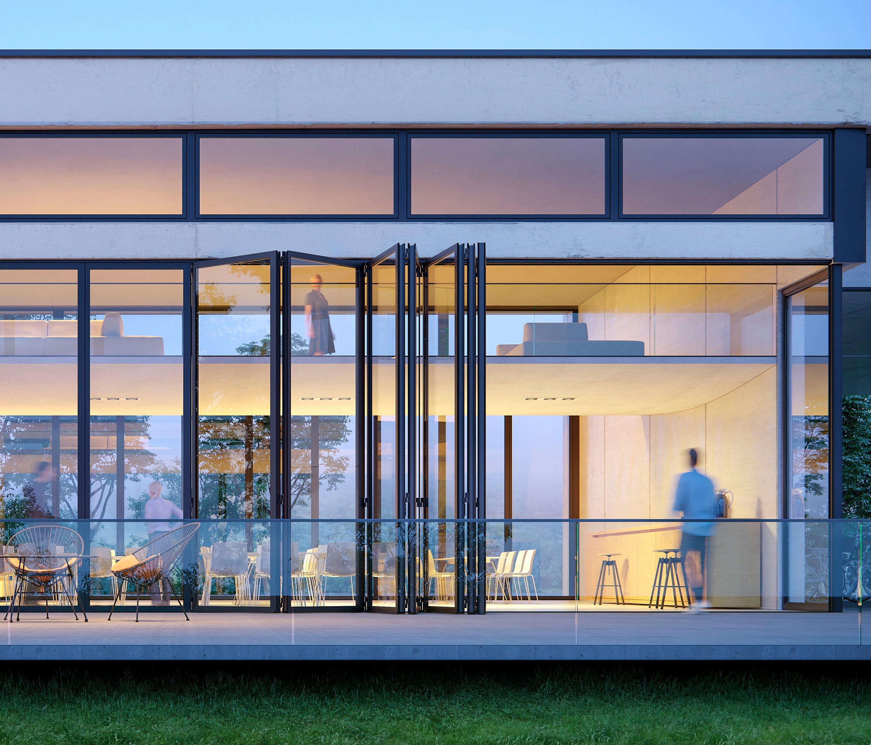 Display product Bi-folding Door Megaline I Megaline from manufacturer Solarlux