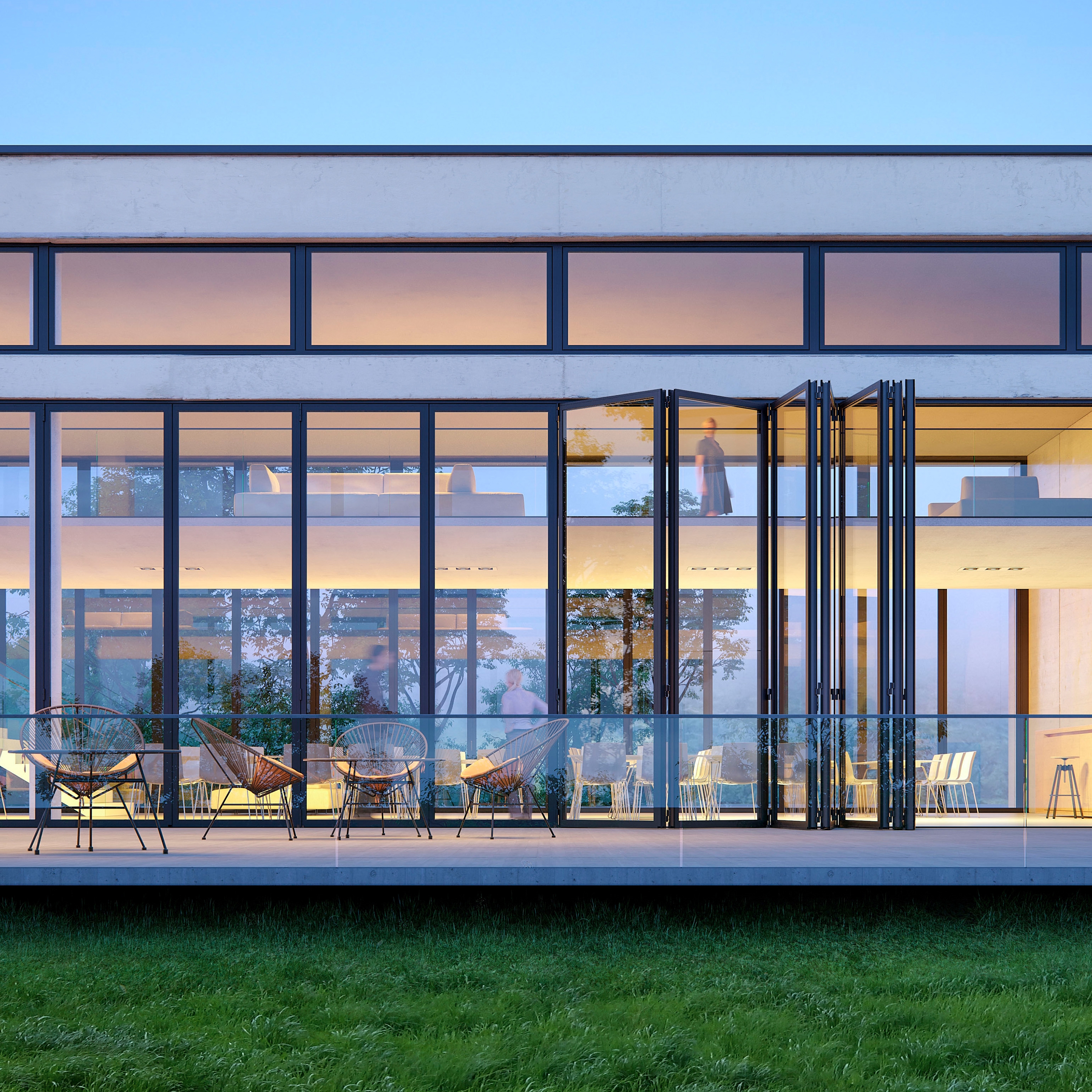 Display product Bi-folding Door Megaline I Megaline from manufacturer Solarlux