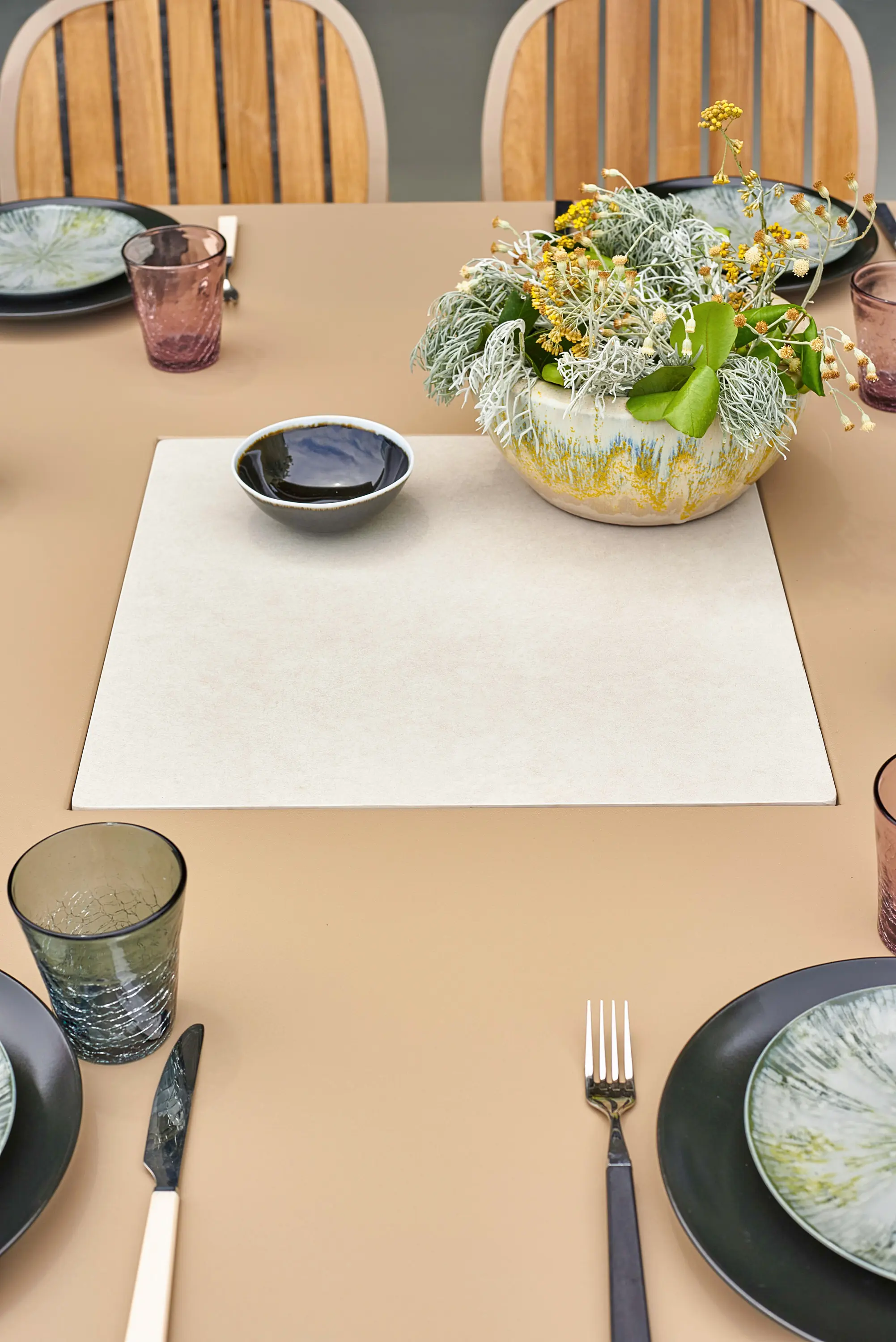 EMU Group - Quadro 8 seats square table | 1038+1040