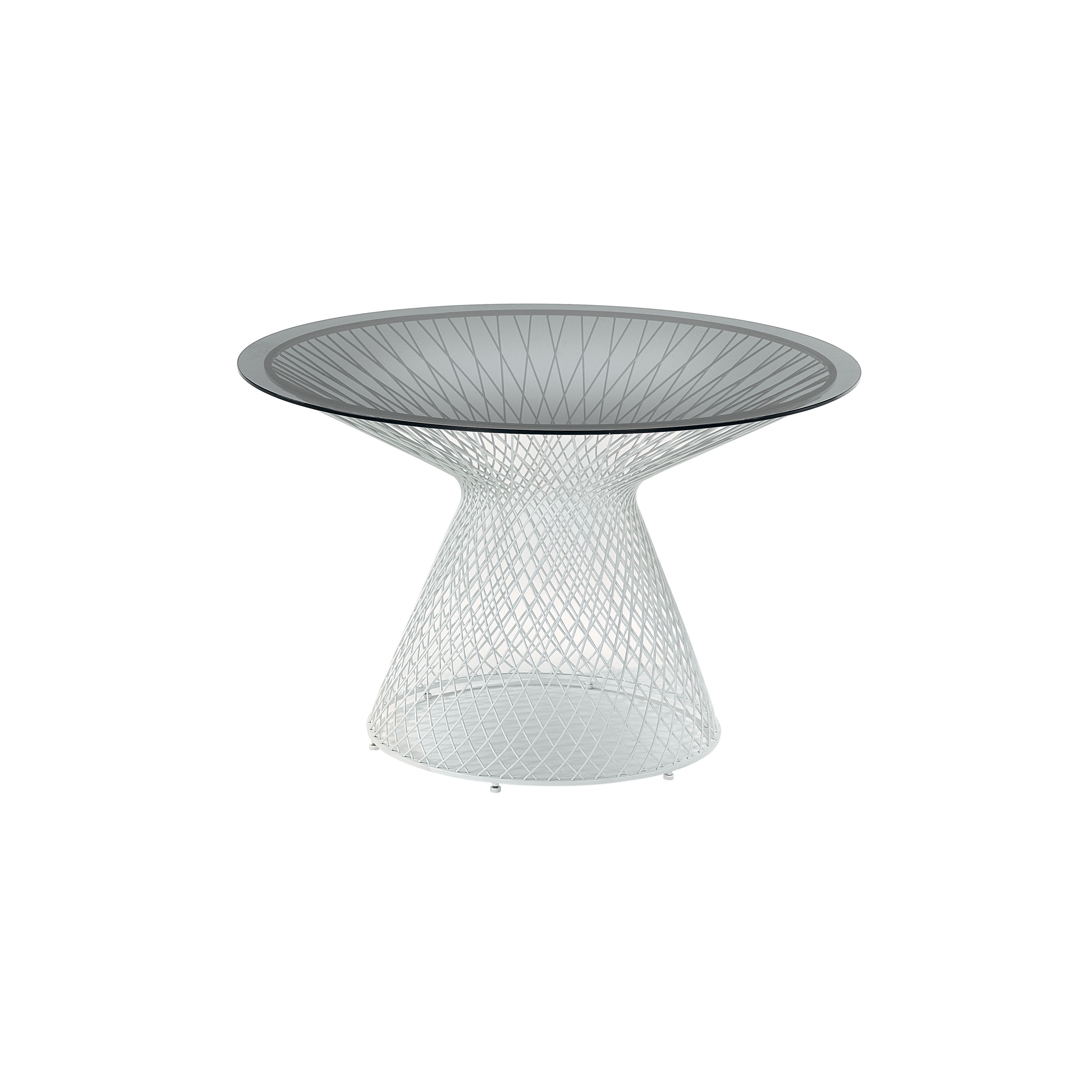 Mostrar el producto Heaven 4/6 seats round table with glass top | 494+494/V del fabricante EMU Group