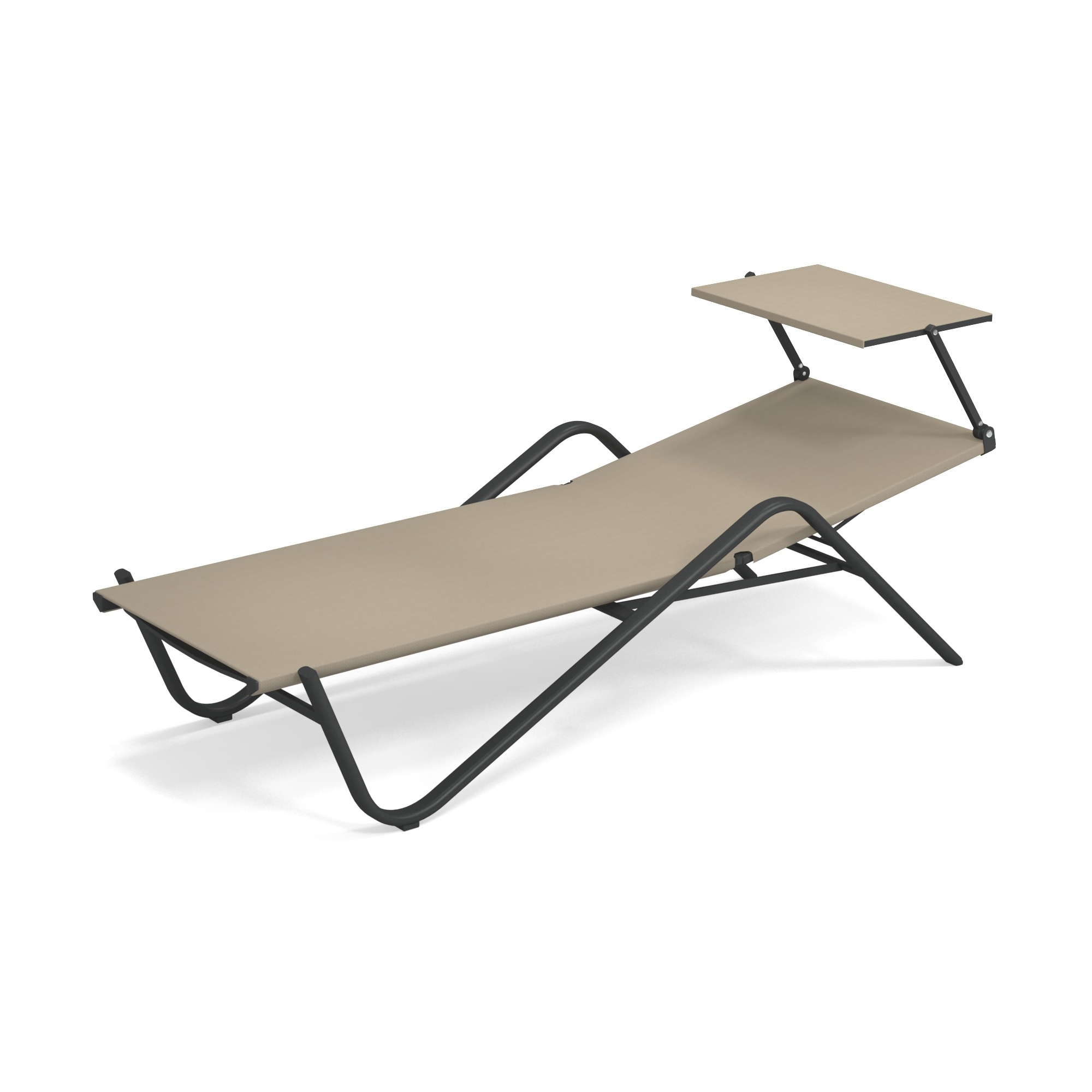 Display product Holly Stackable sunbed with hidden wheels | 195 from manufacturer EMU Group