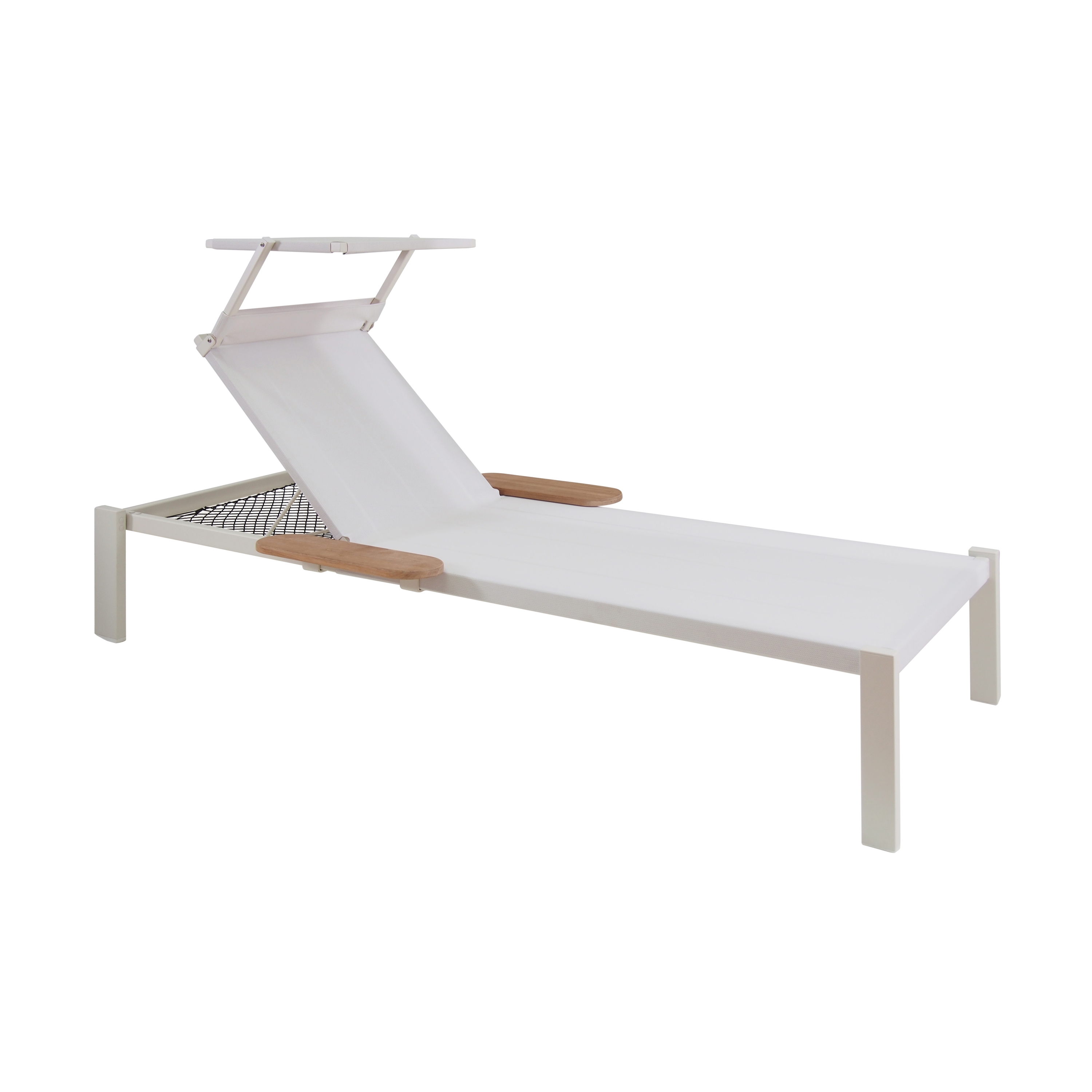 Shine Stackable sunbed with hidden wheels | 295+295B+295R+295T