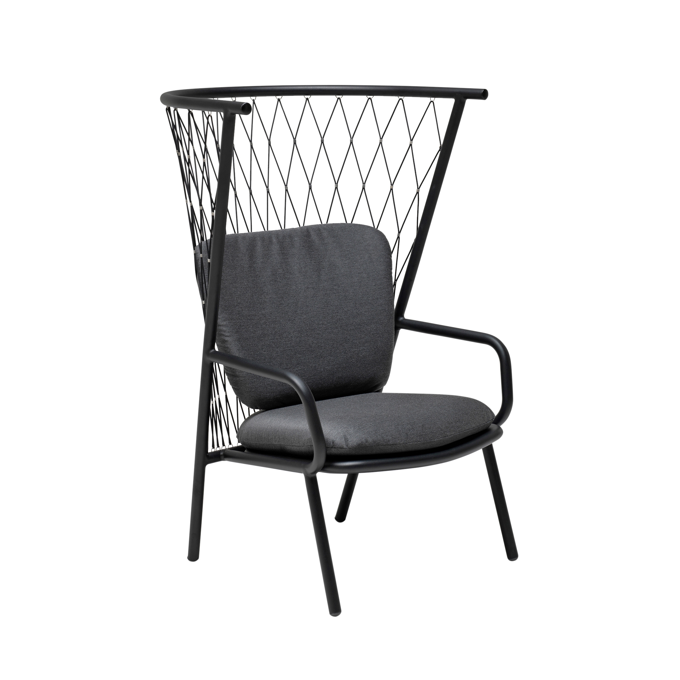 Vertoon produk Nef Lounge chair tall back | 627 van vervaardiger EMU Group