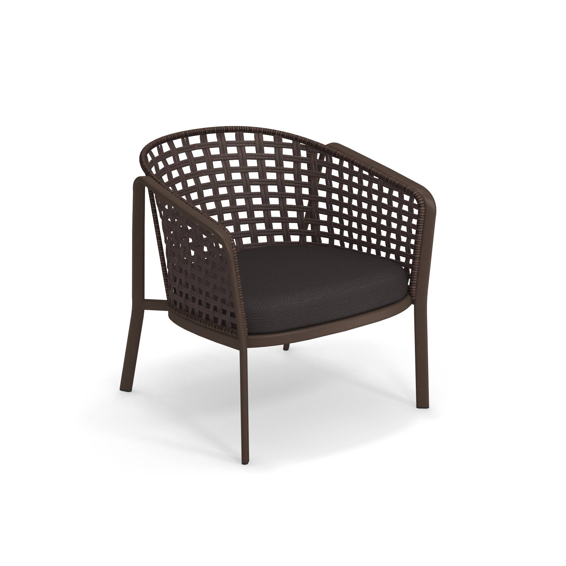 Display product Carousel Alu-square twist rope lounge chair | 1217 from manufacturer EMU Group