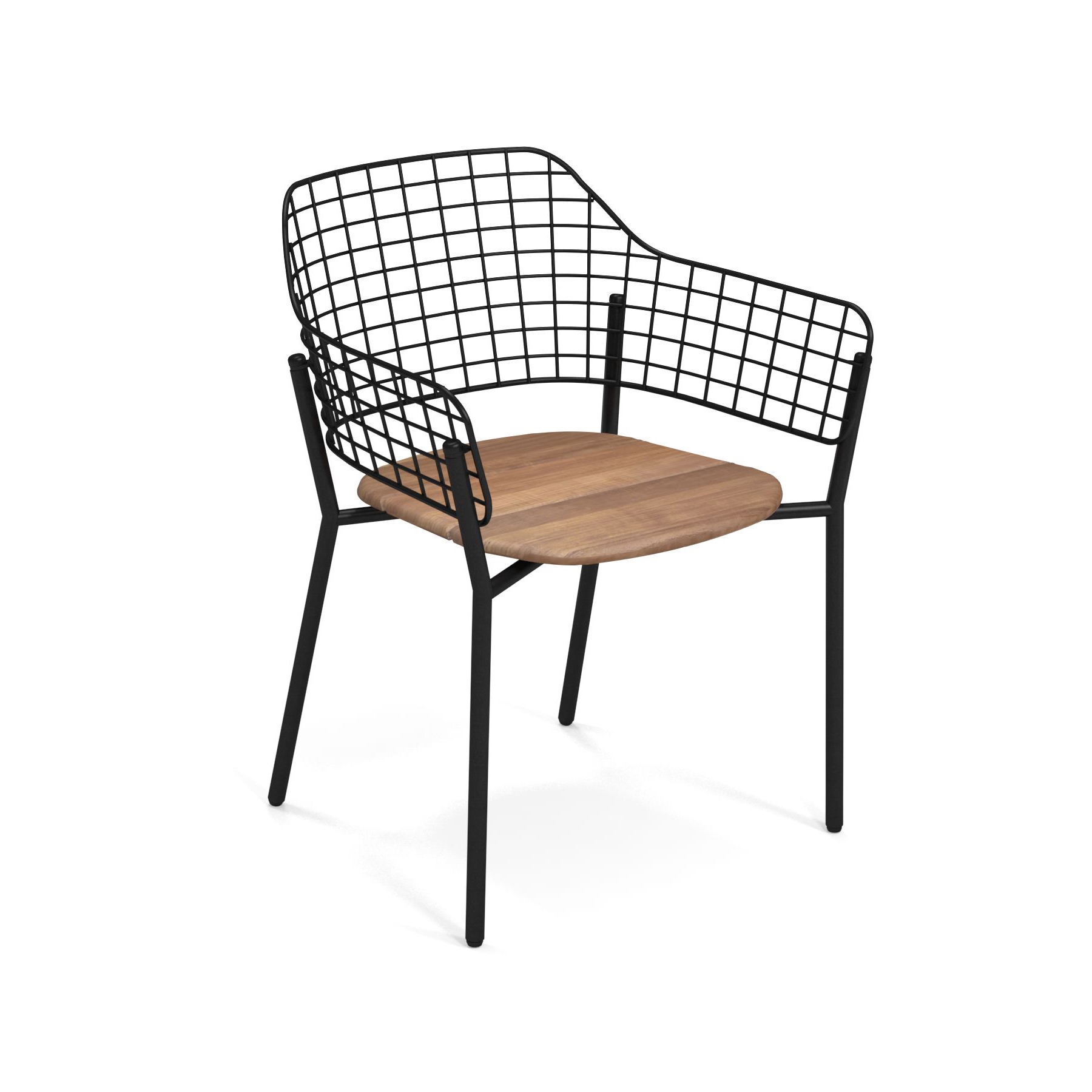 Afficher le produit Lyze Armchair with teak seat I 616-82 du fabricant EMU Group