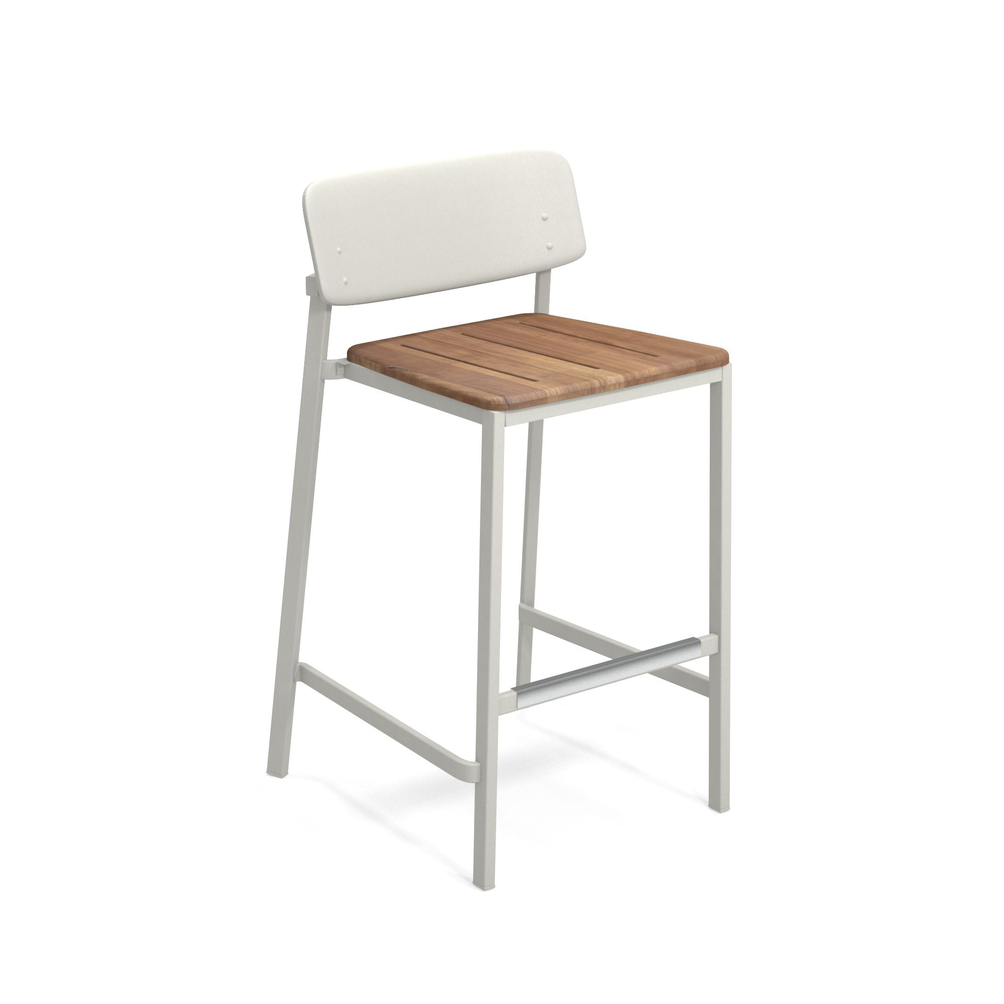 Display product Shine Barstool with teak seat | 253 from manufacturer EMU Group