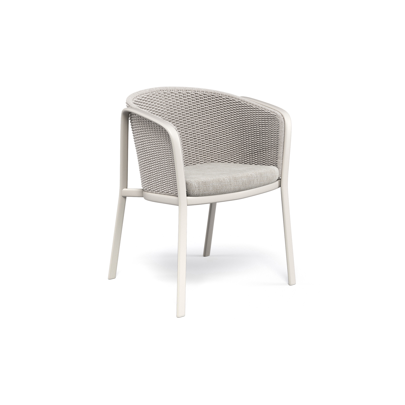 Carousel Alu-thick twist rope armchair | 1212