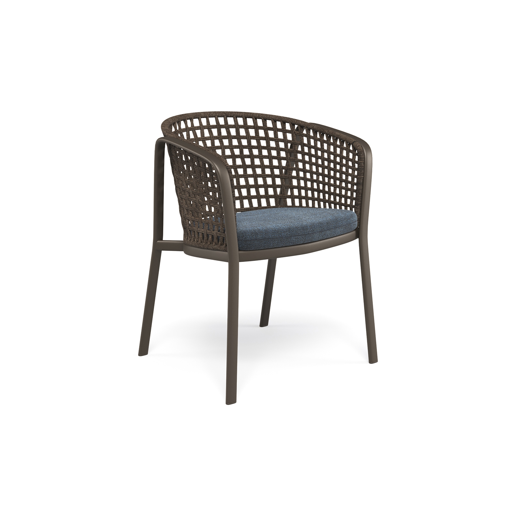 Carousel Alu-square twist rope armchair | 1213