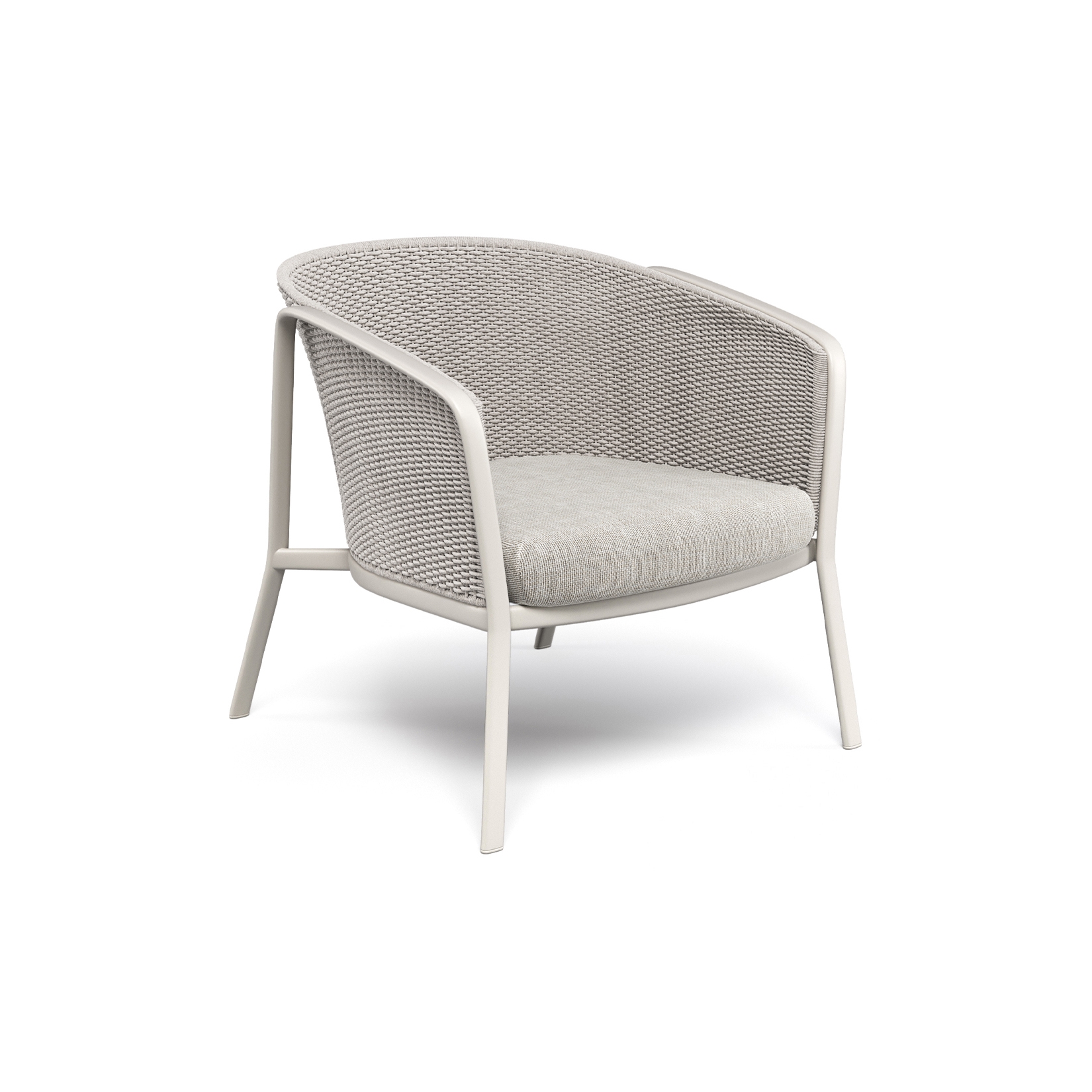 Carousel Alu-thick twist rope lounge chair | 1216