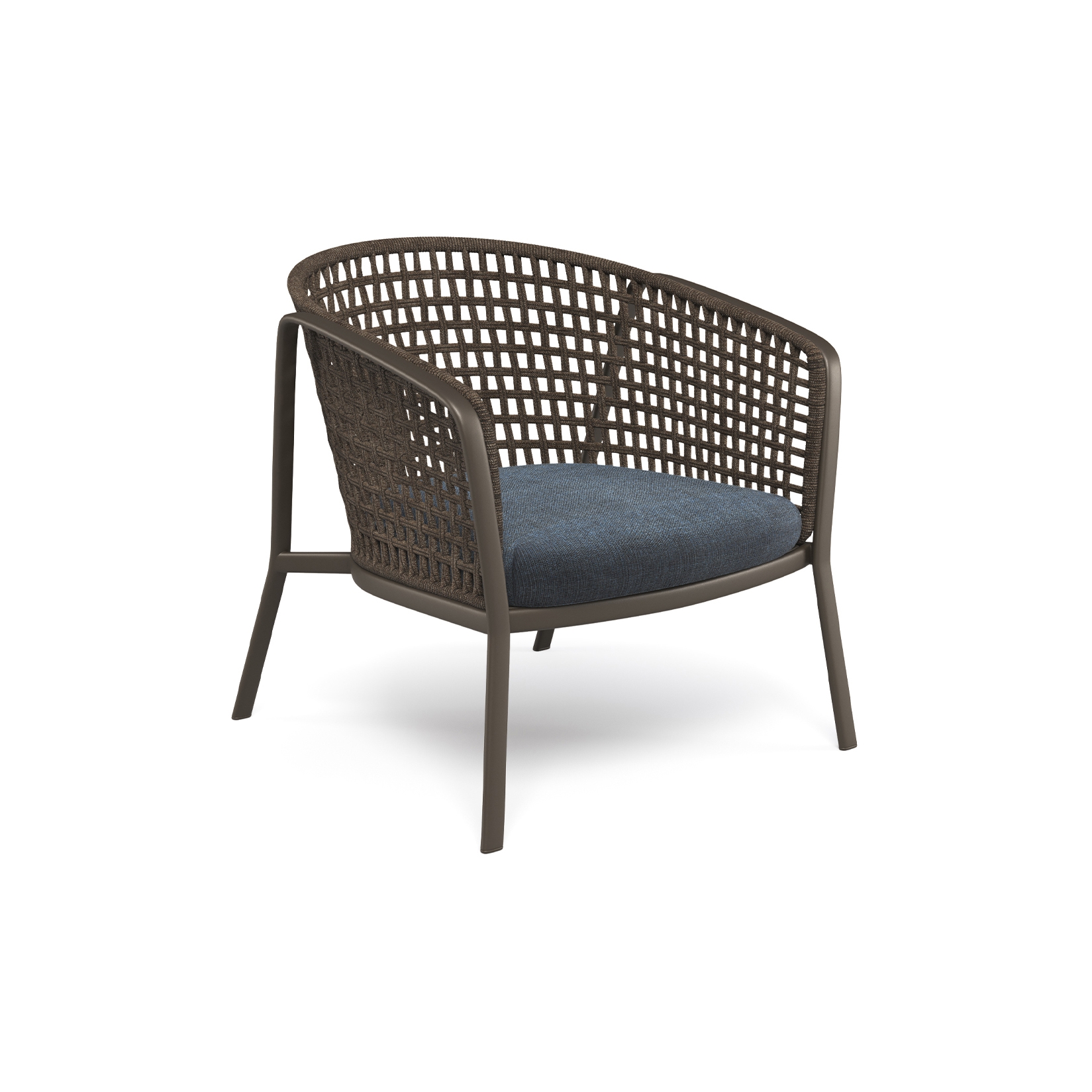 Carousel Alu-square twist rope lounge chair | 1217