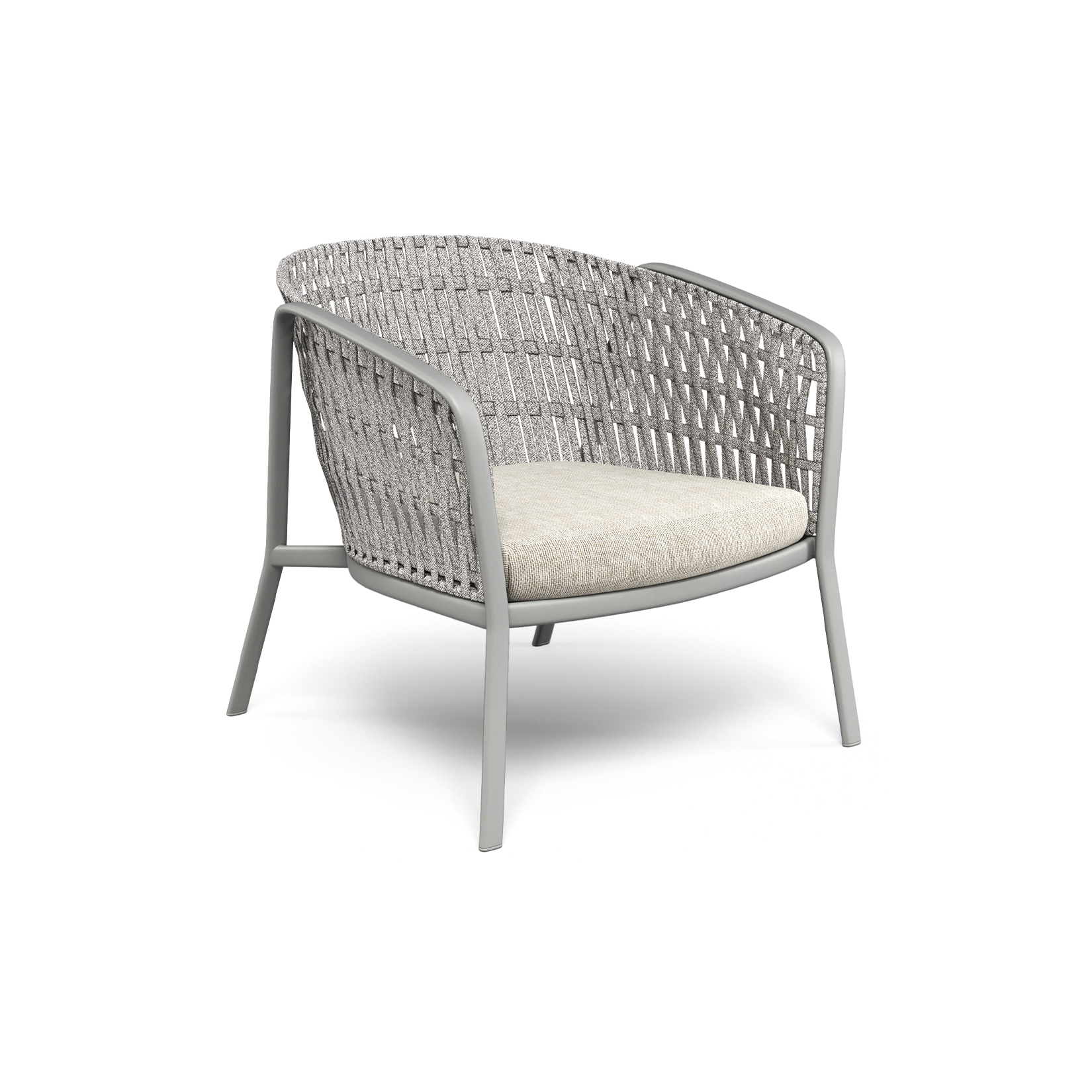 Carousel Alu-flat rope lounge chair |1218