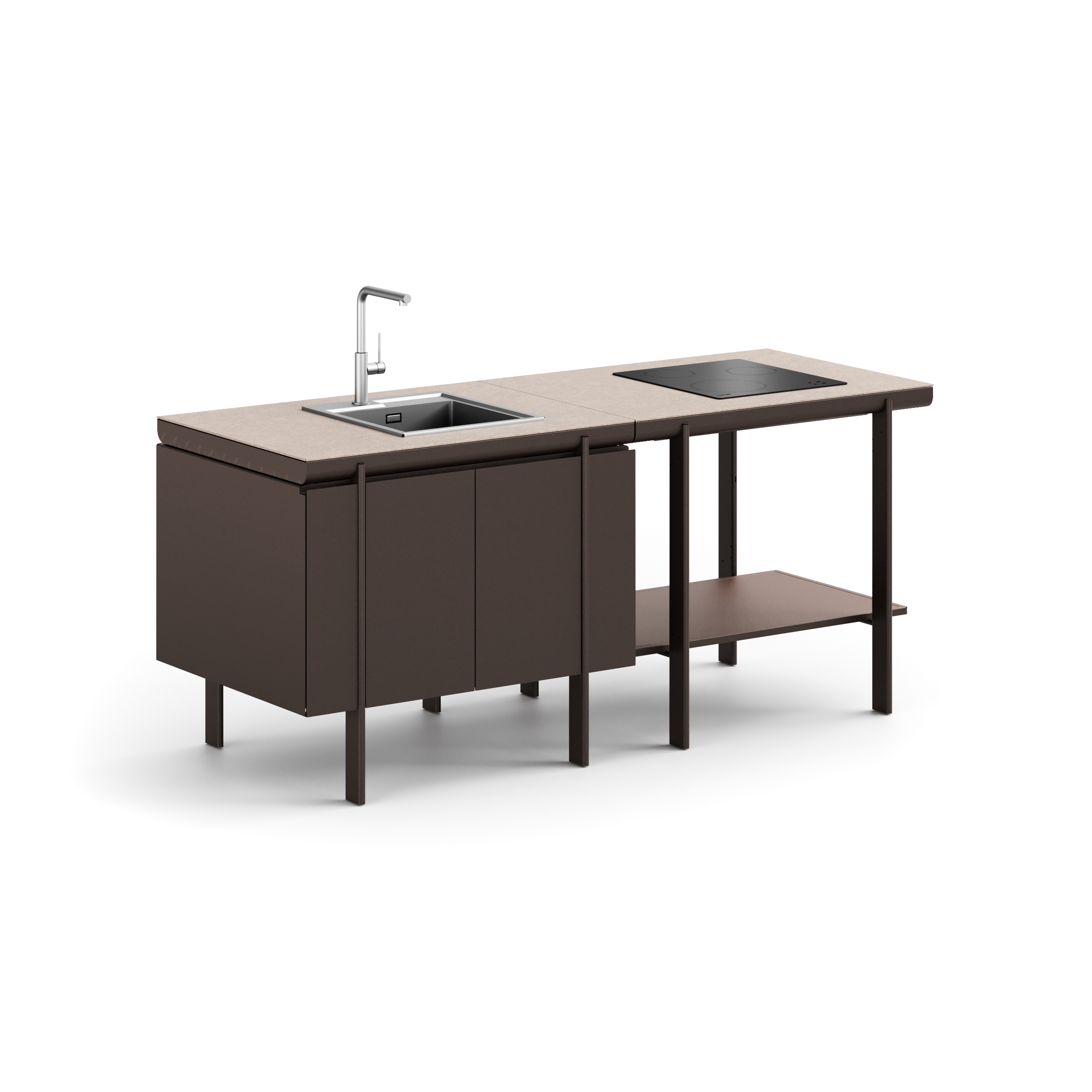 Mostra il prodotto Emily Outdoor cooking system Base combination | 7004+7005 del produttore EMU Group