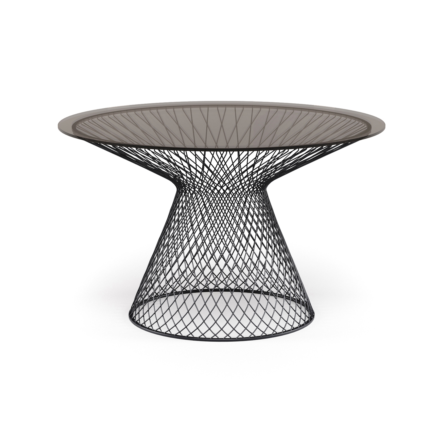 Heaven 4/6 seats round table with glass top | 494+494/V